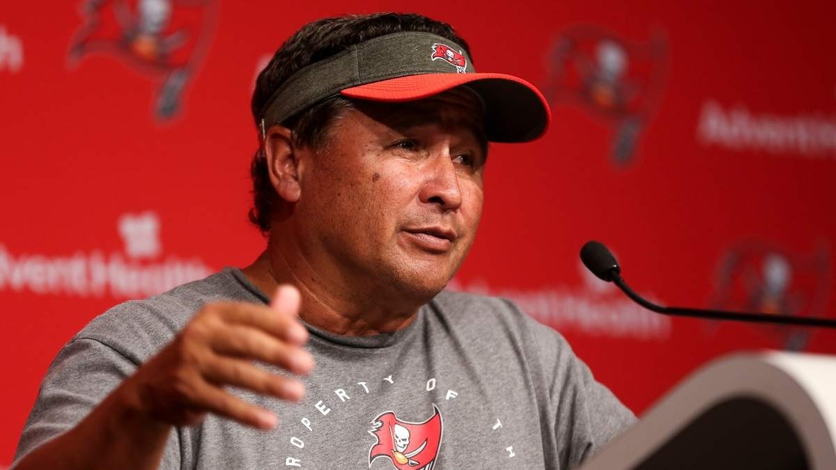 Sports Day Tampa Bay Buccaneers quarterbacks coach Clyde Christensen