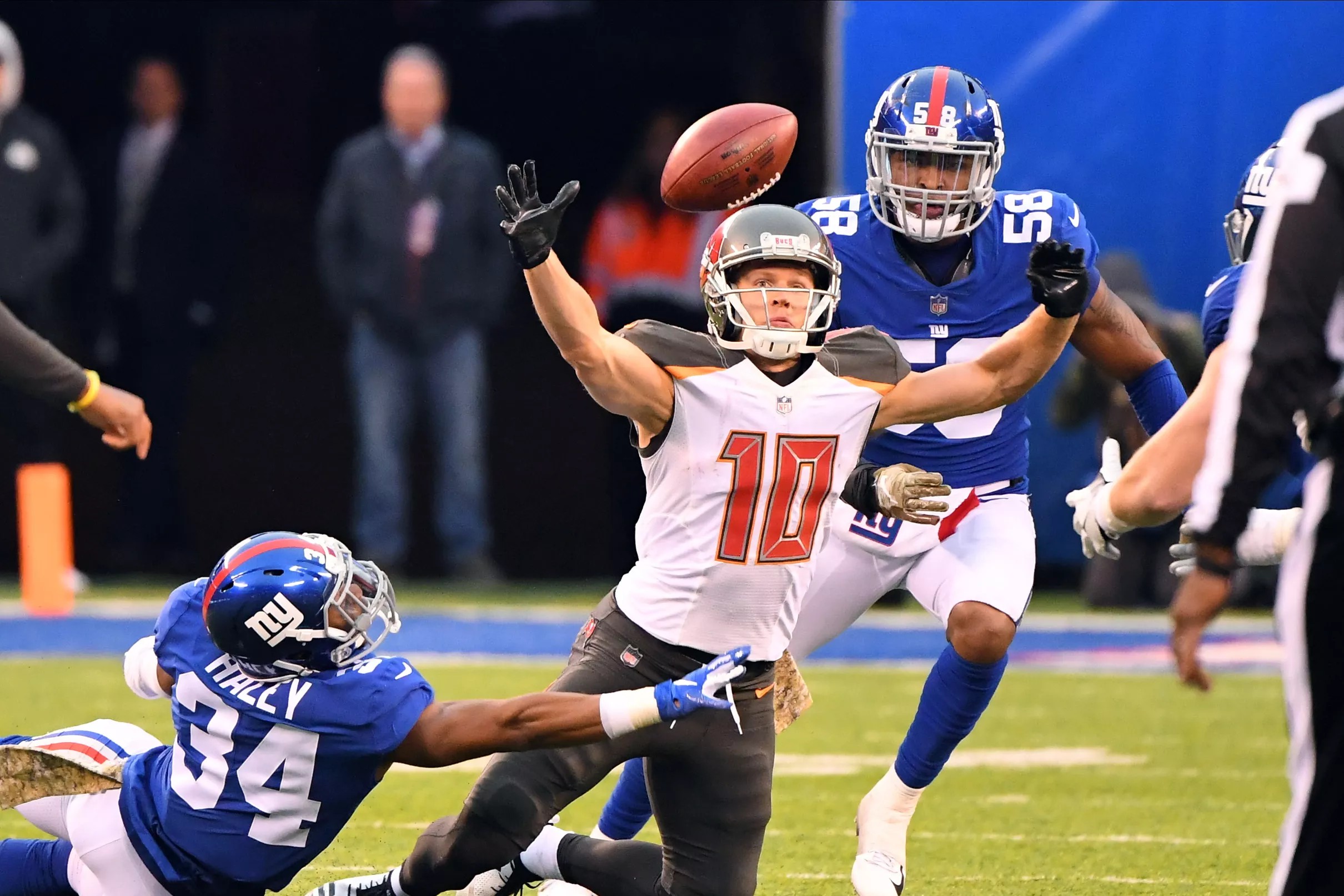 Final Grades Tampa Bay Buccaneers vs New York Giants