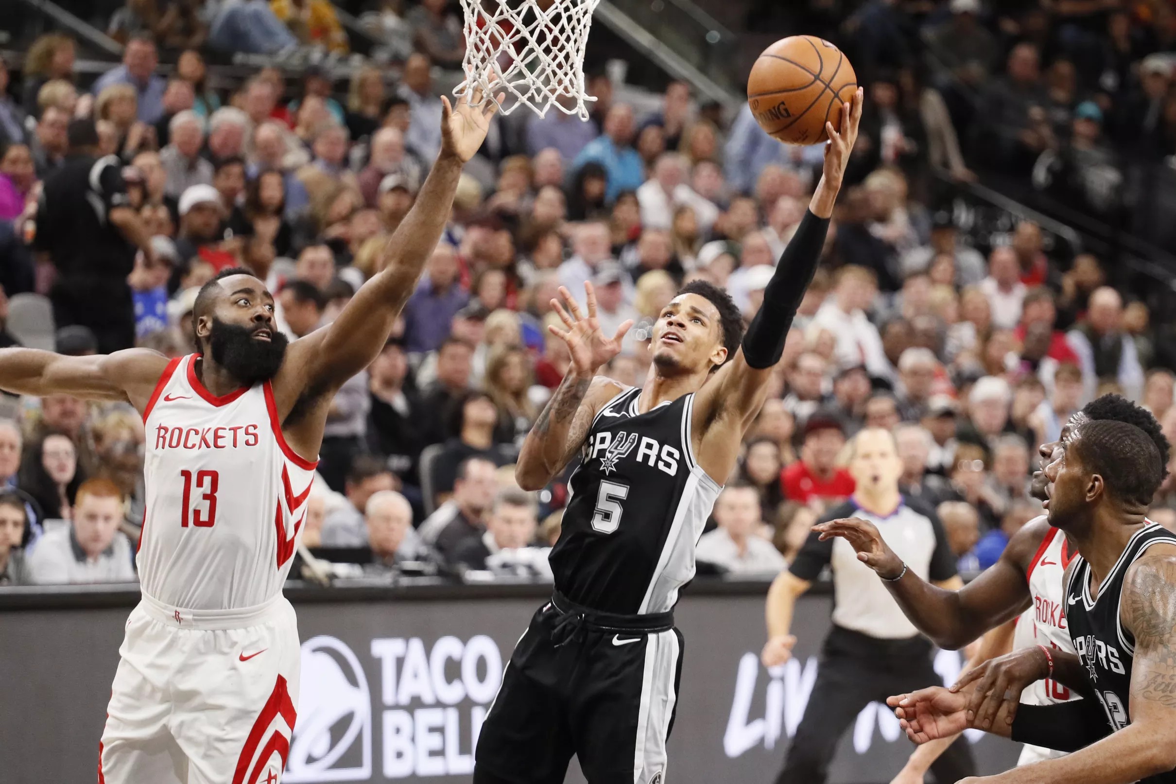 Dejounte Murray schooled James Harden on both ends in hilarious