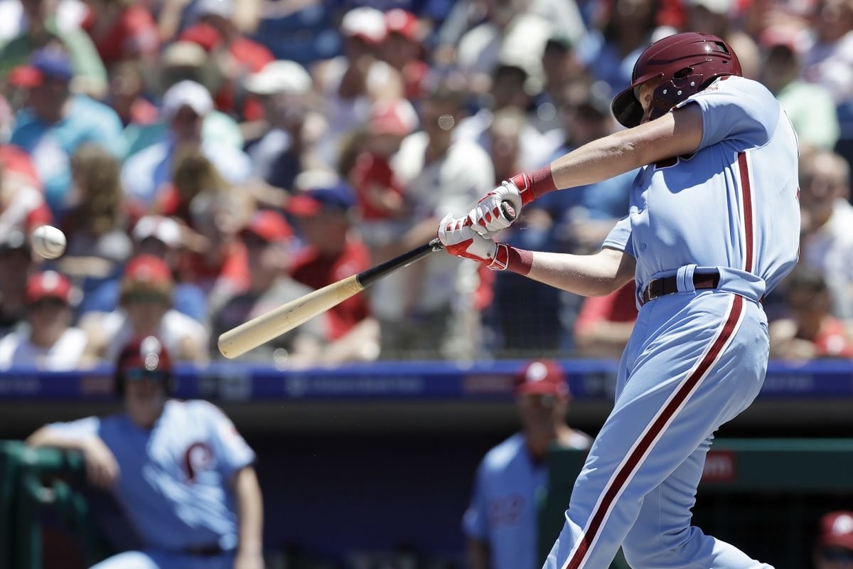 Phillies' offense finally breaks through in rubbergame win over Rockies
