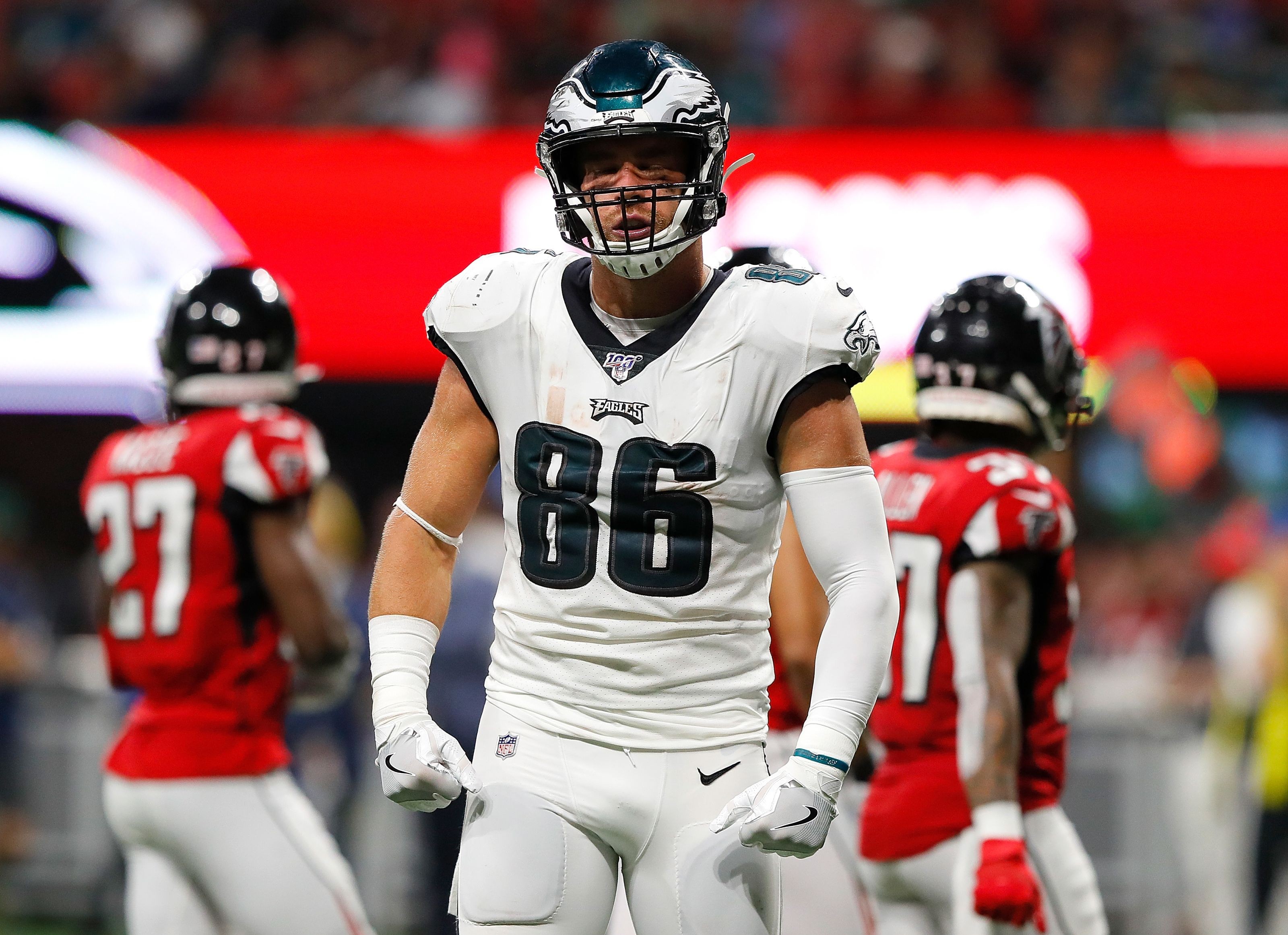 Eagles TE Zach Ertz may be in for a long day against Lions defense