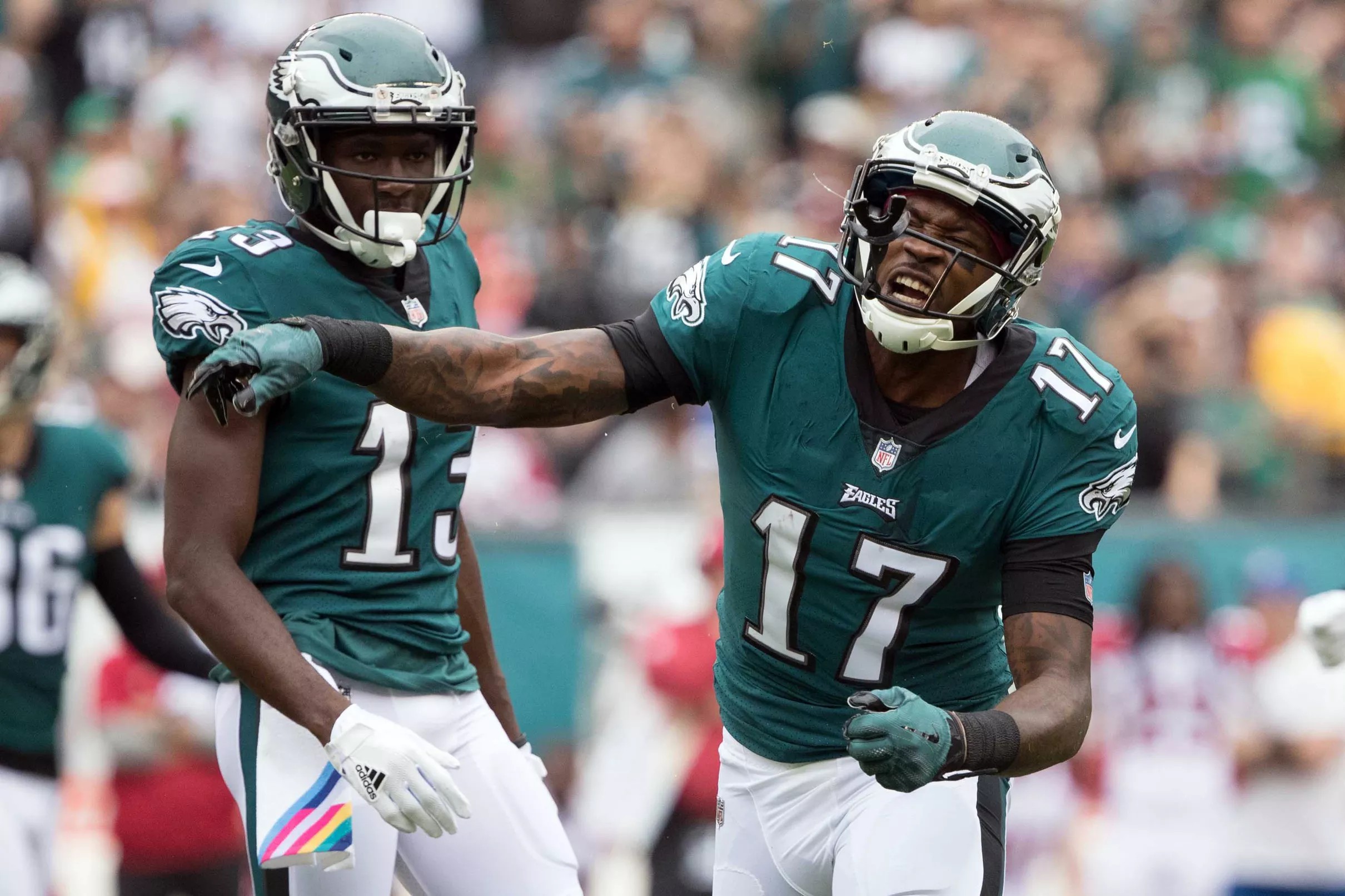For the second year in a row, the Eagles look improved at wide receiver