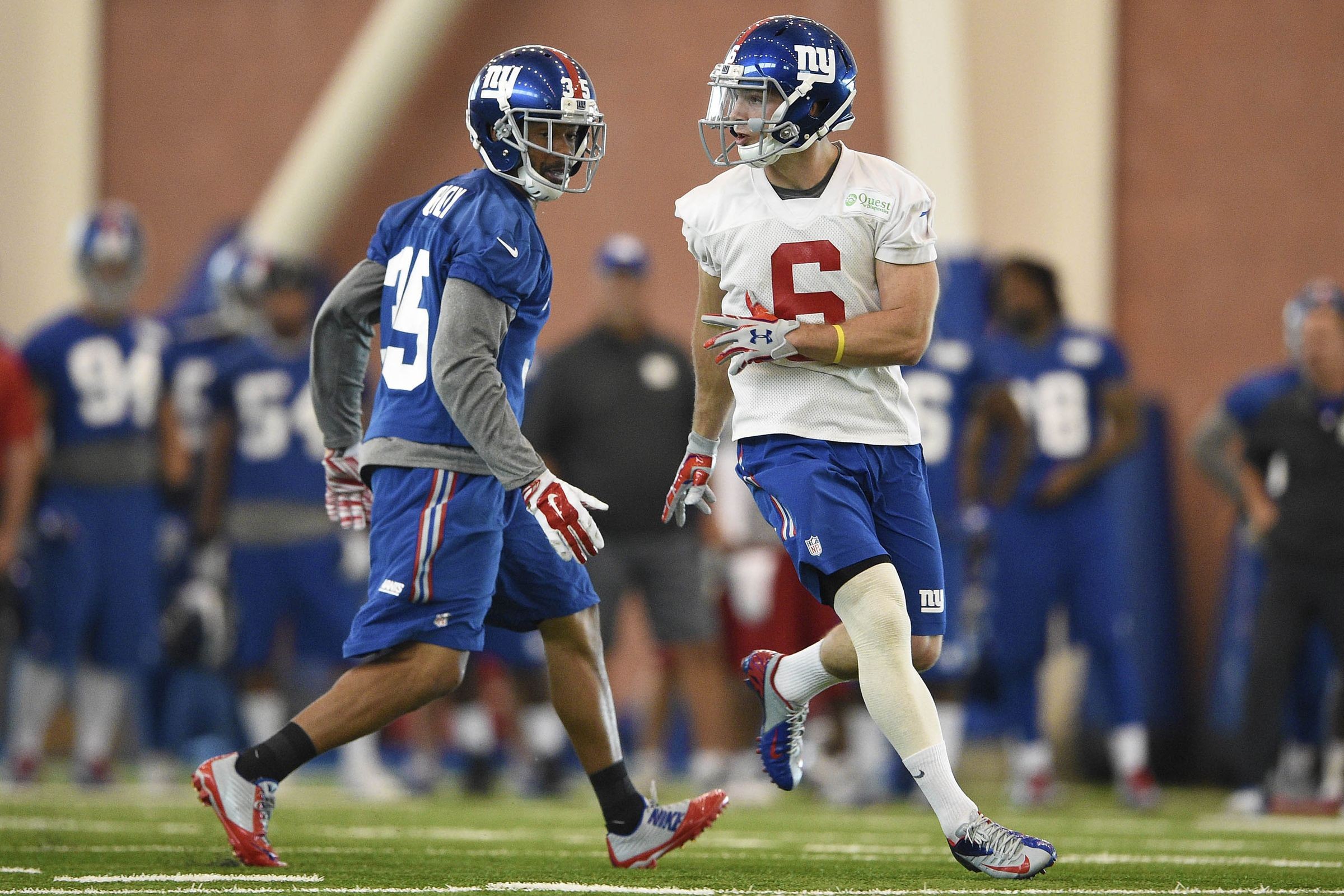 Giants' roster moves WR Ben Edwards promoted from practice squad