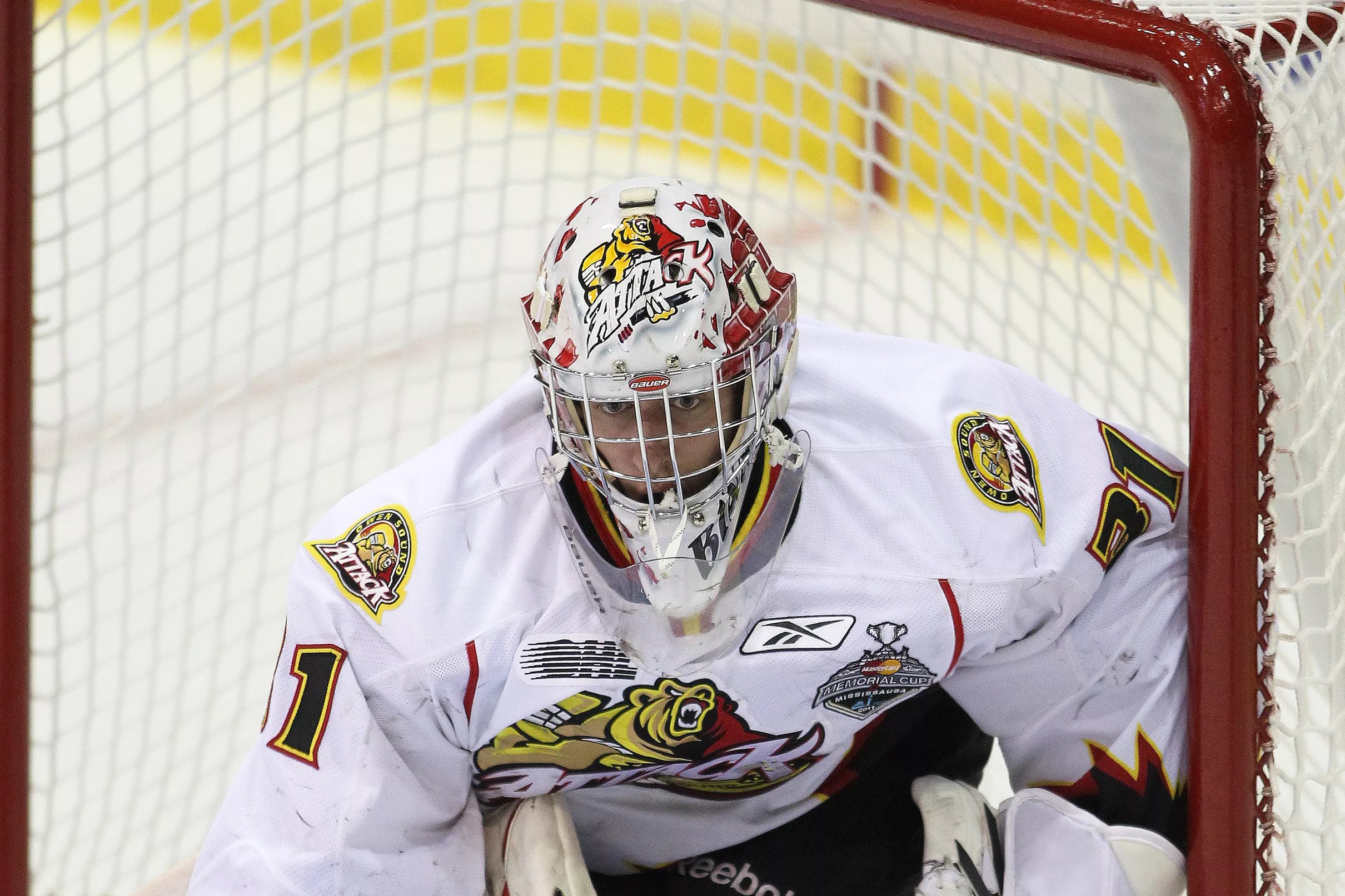 Binnington throws a goalie punch, starts a scrum as Providence's season