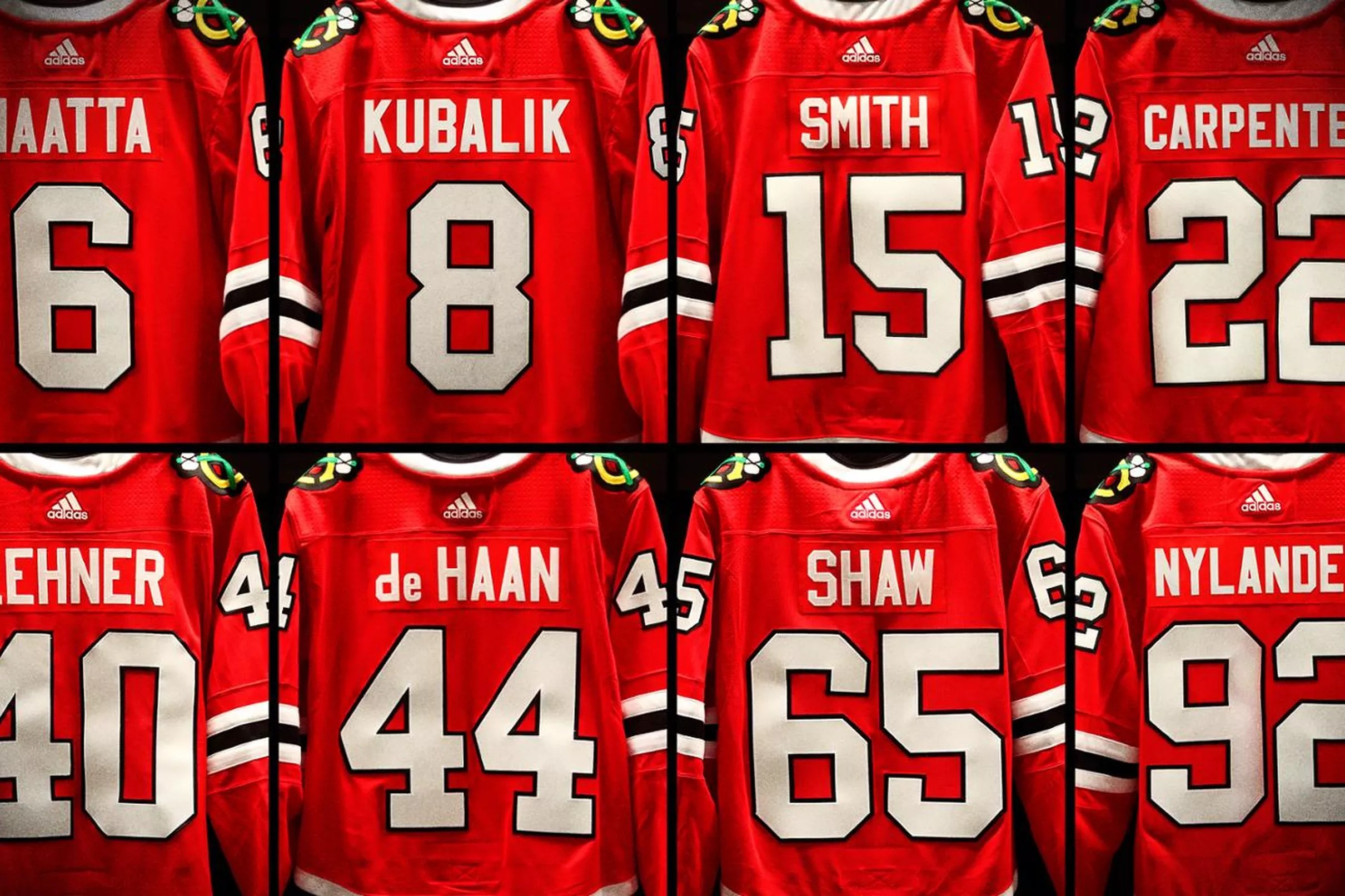 Blackhawks release jersey numbers for 10 new players