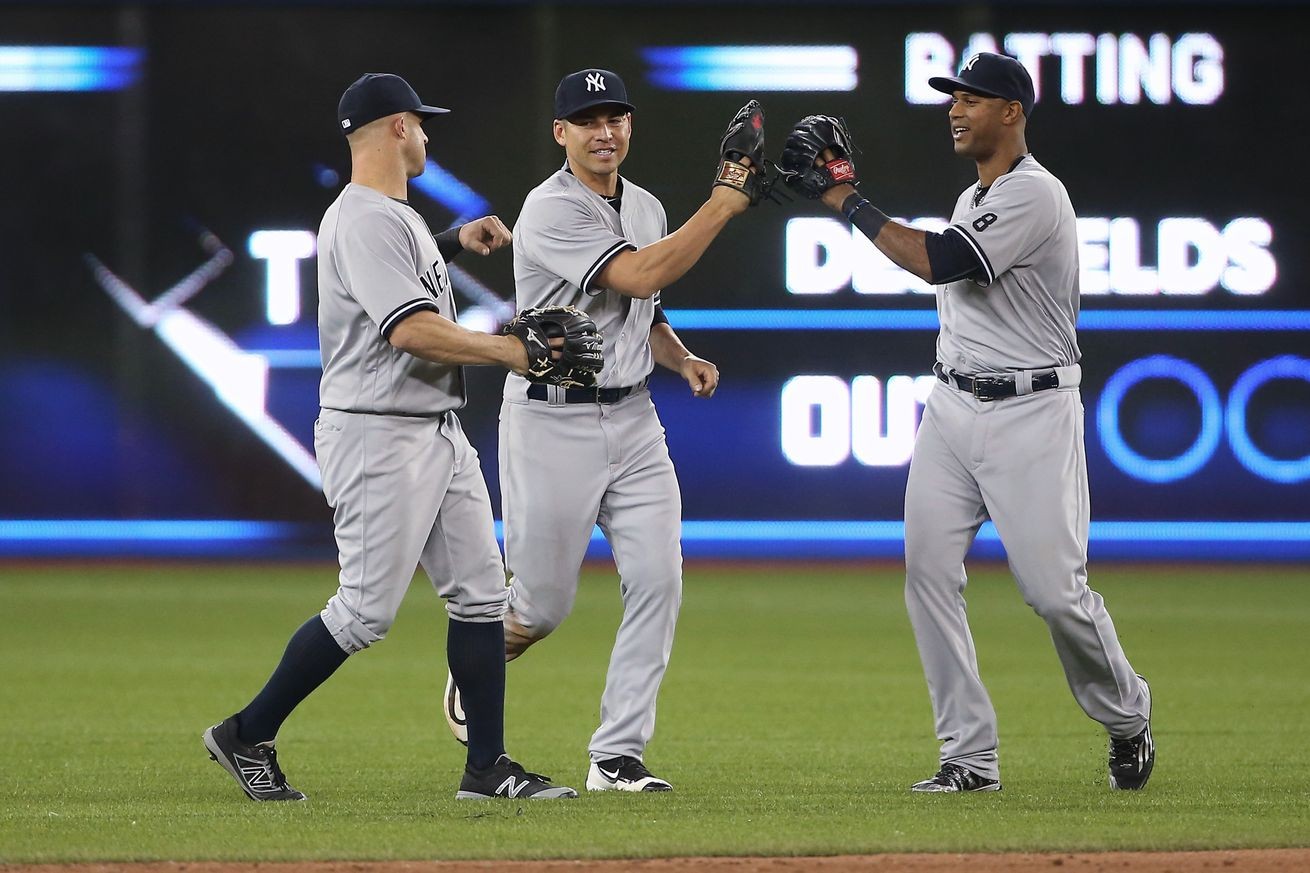 The Yankees should deploy a true fourman outfield rotation