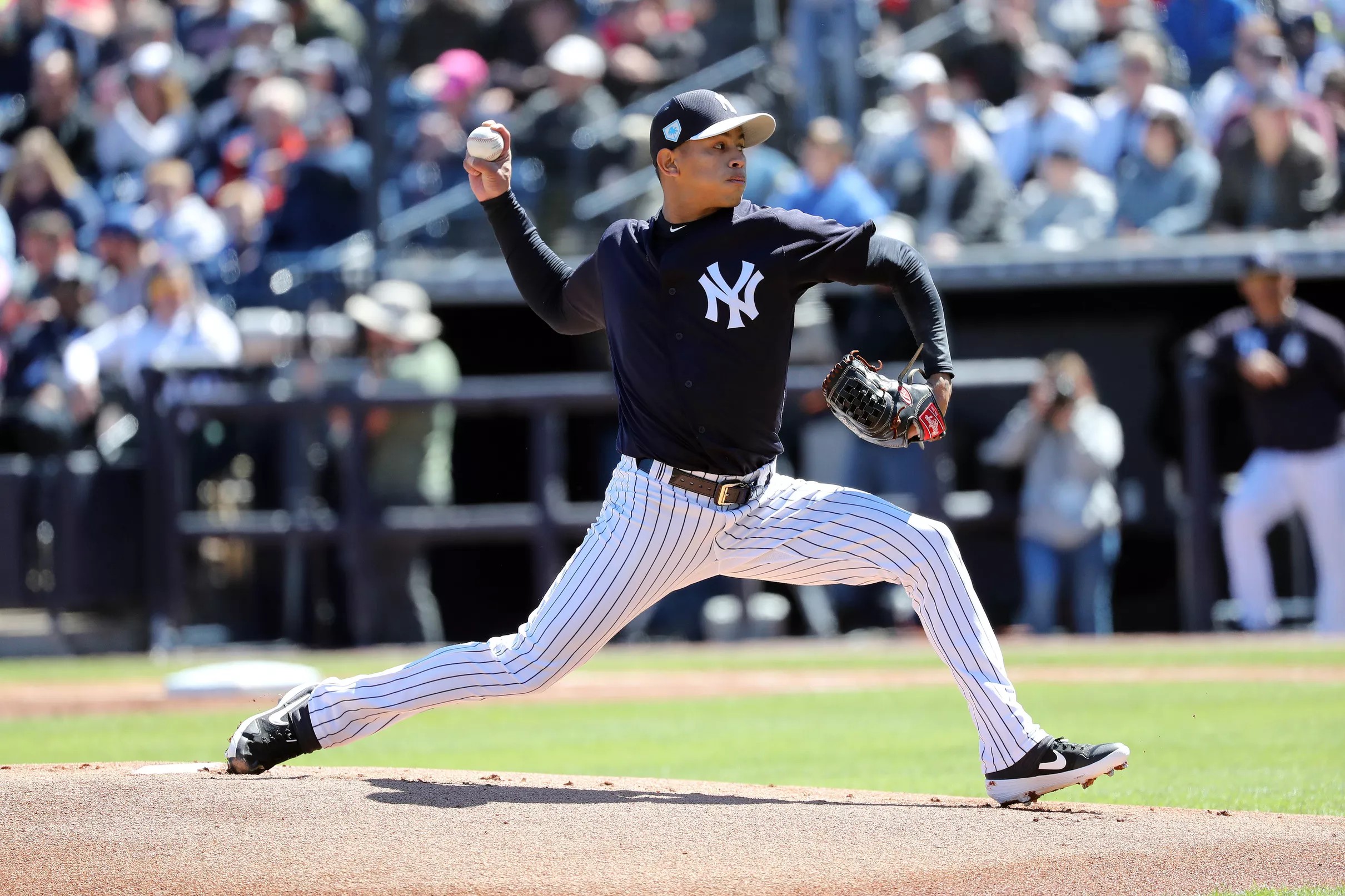 The Yankees are offering a big opportunity to their top pitching prospect
