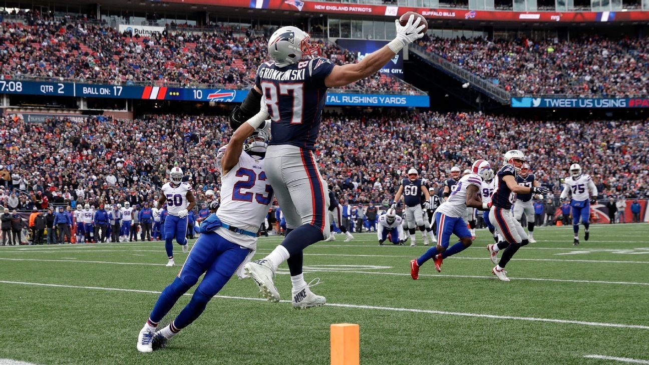 Rob Gronkowski's greatest catches, including Tom Brady's favorite