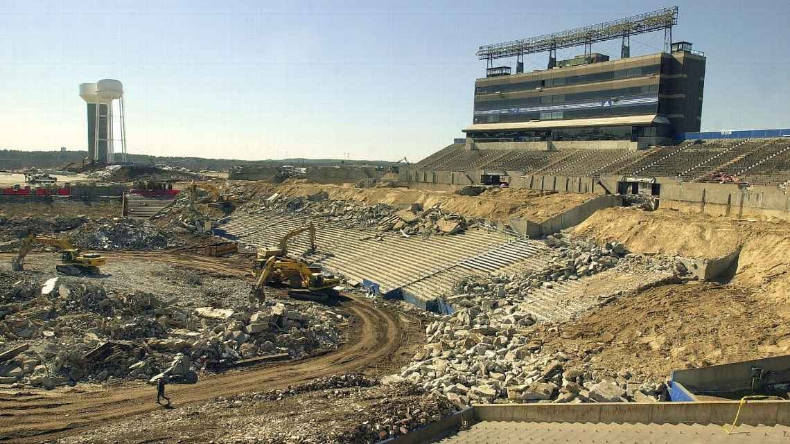 Foxboro Stadium was officially demolished 15 years ago today