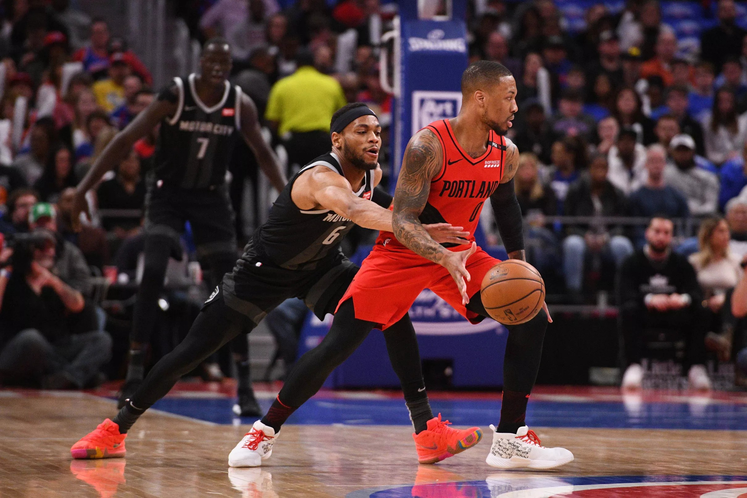 Pistons Pound Blazers in Detroit