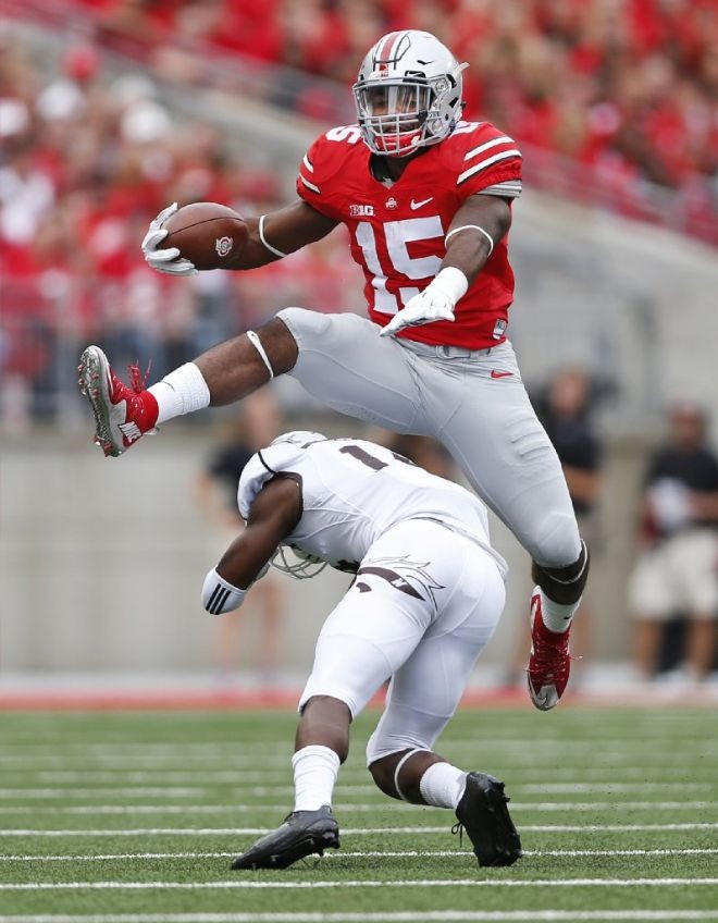 Ohio State notebook Ezekiel Elliott shows off hurdling skill