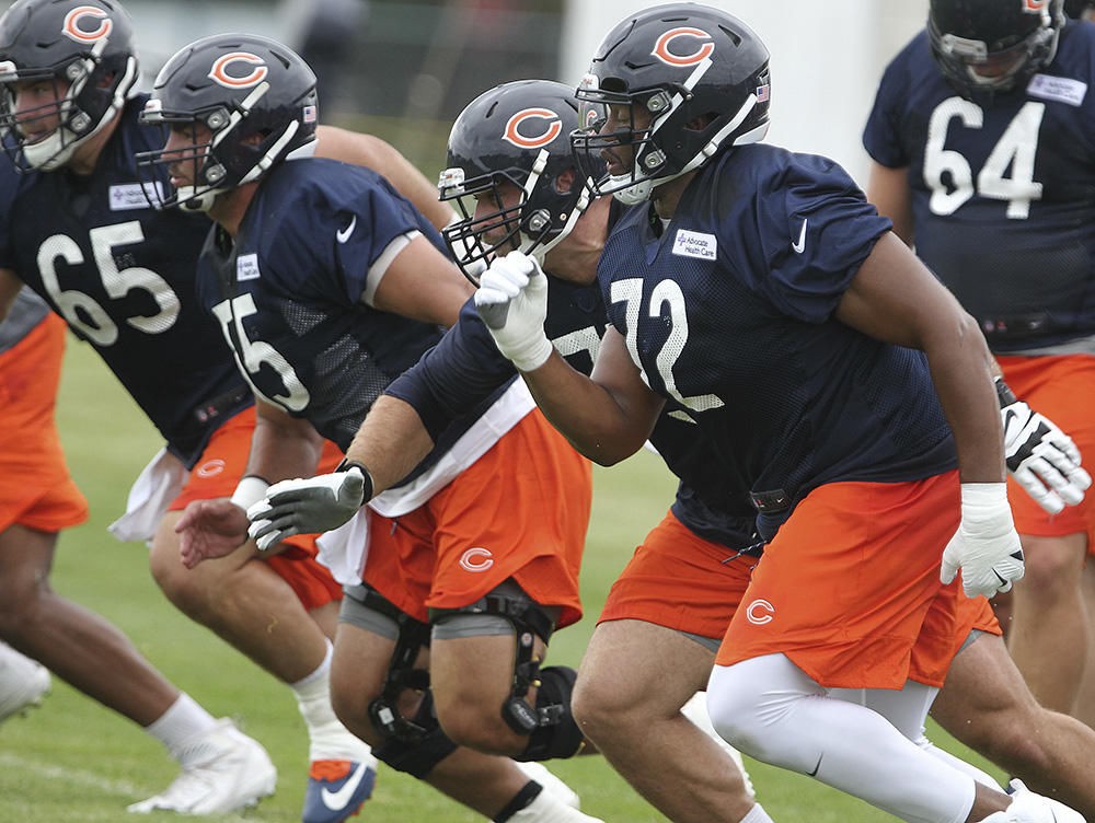 Hub Arkush Strength for Chicago Bears resides in the offensive line