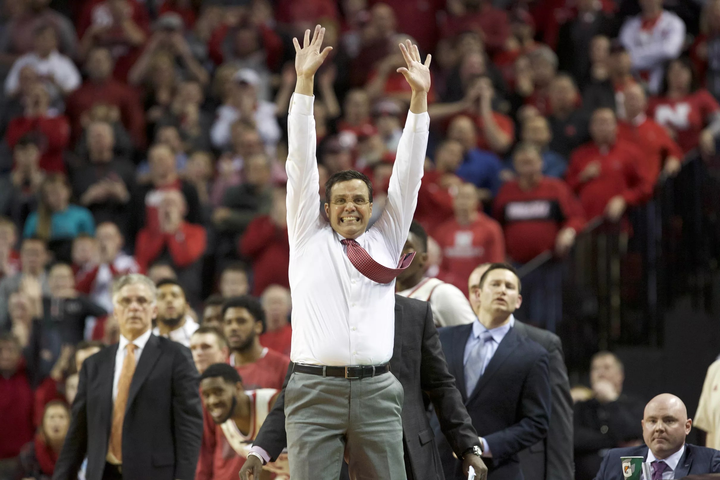 Nebraska Basketball Huskers 71 Eagles 62 in the Big 10/ACC Challenge