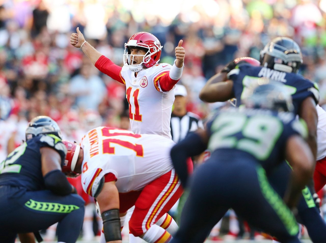 Kansas City Trails Seattle, 1610, at Halftime