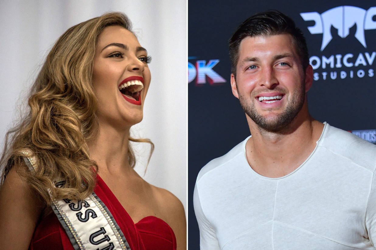Miss Universe subtly addresses Tim Tebow relationship