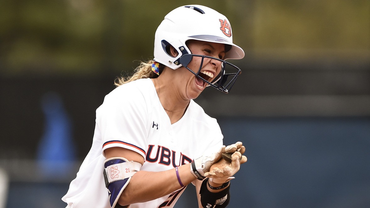'Our fight is paying off' clutch hits lead Auburn softball to series