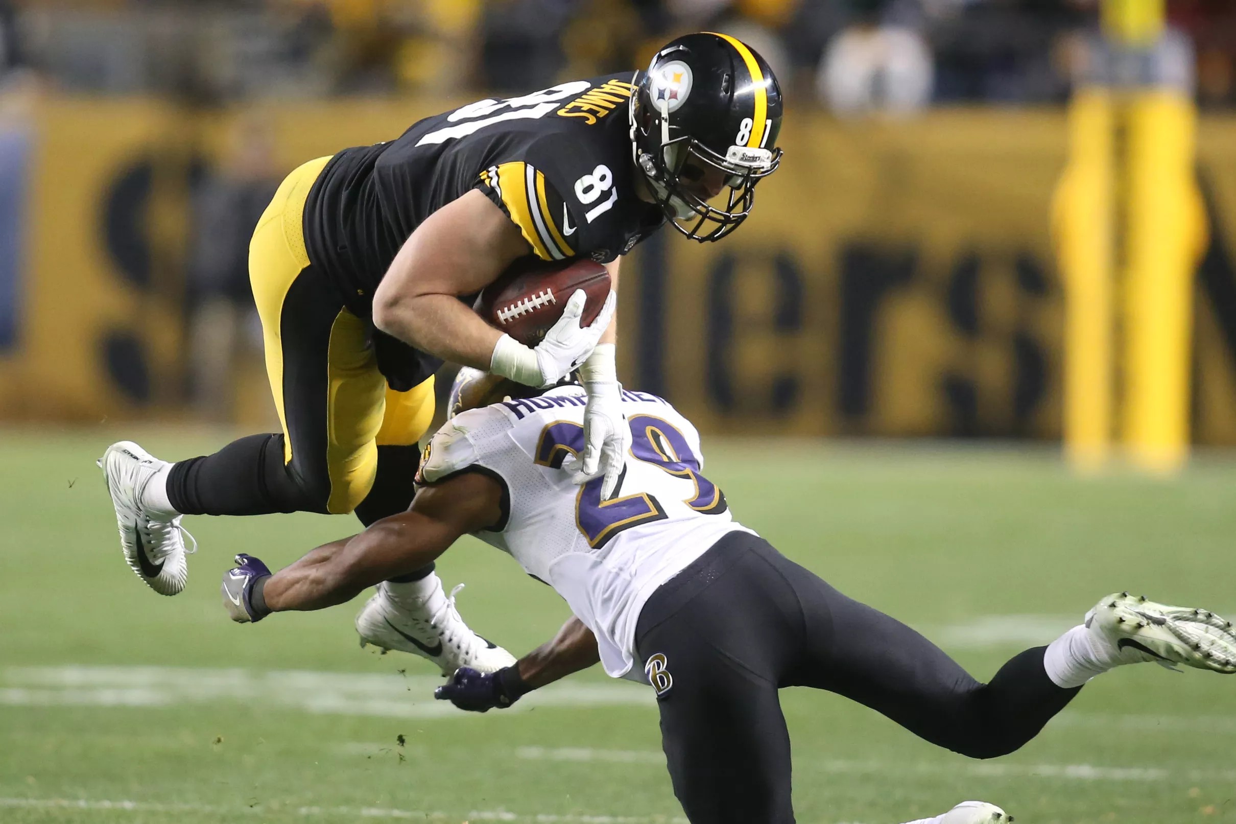Ravens’ Dean Pees on placing CB Marlon Humphrey on WR Antonio Brown