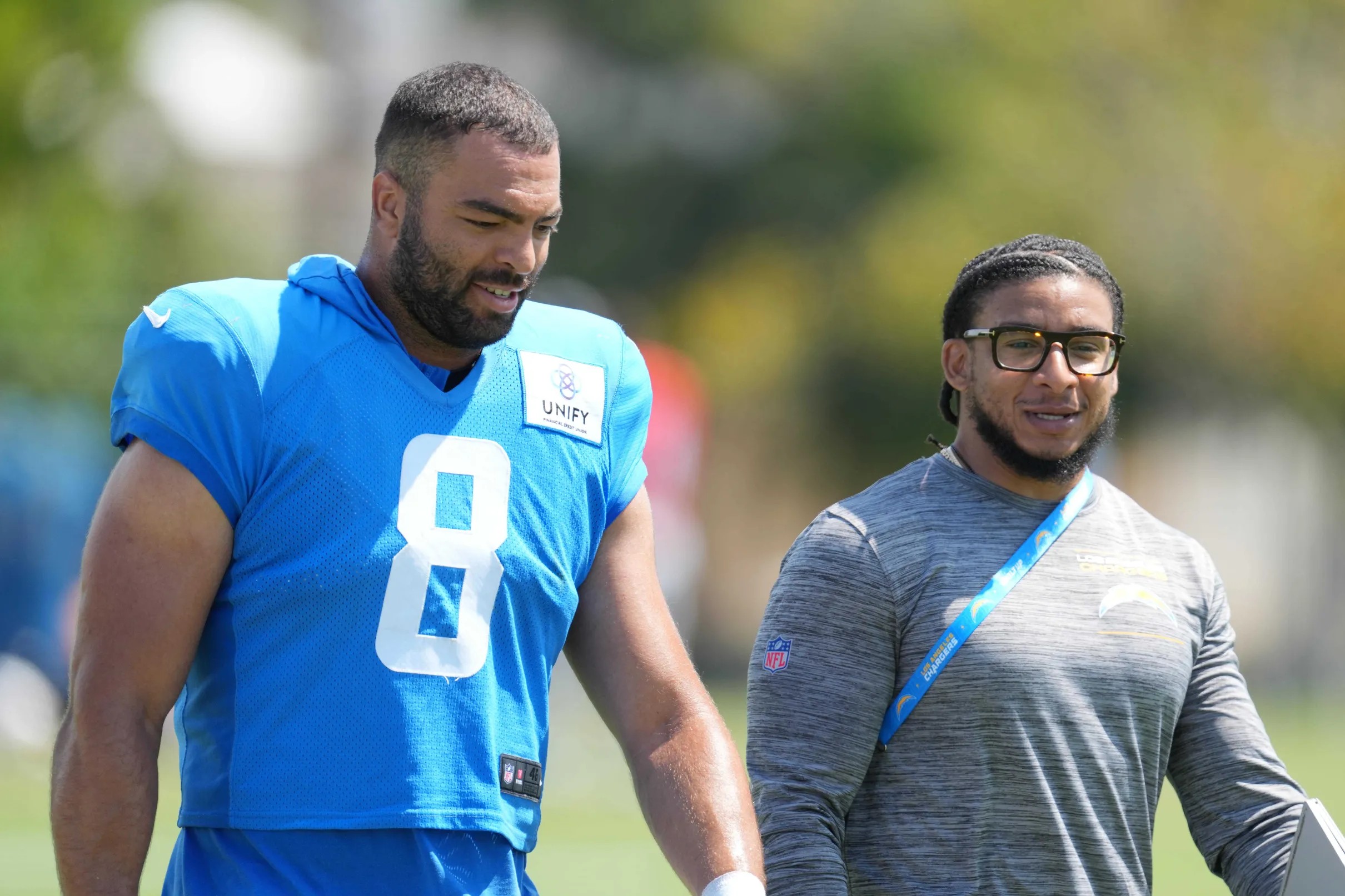 Chargers release first unofficial depth chart.