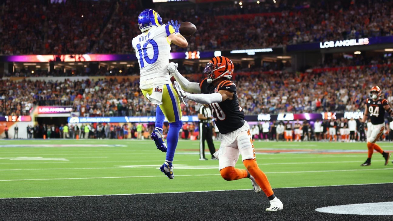 Los Angeles Rams WR Cooper Kupp named MVP of Super Bowl LVI after 92