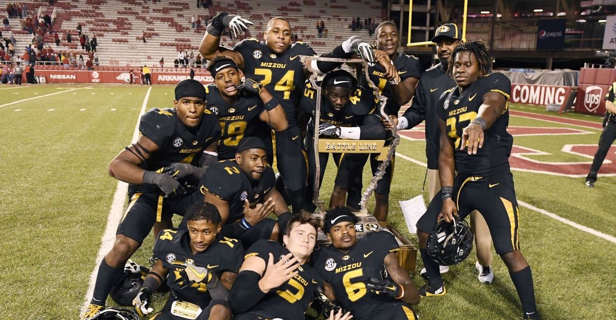 Mizzou football Tigers beat Arkansas, secure spot in FBS history