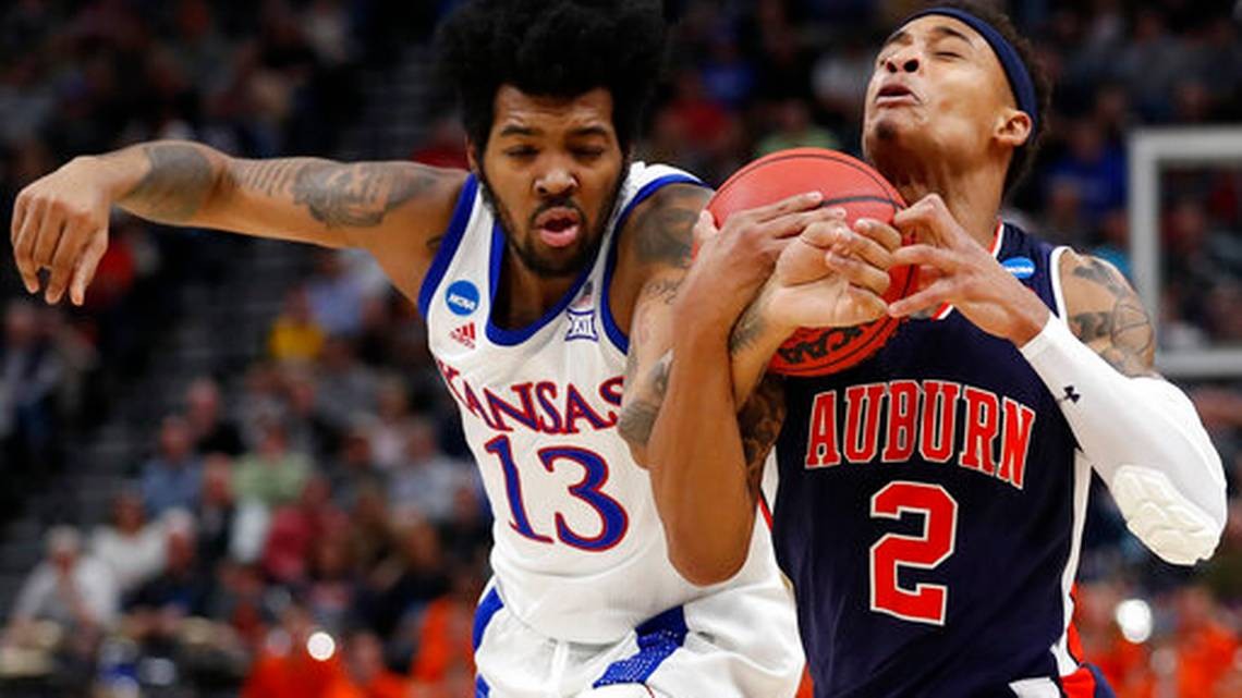 Auburn had a threepoint plan for attacking Kansas in the NCAA Tournament