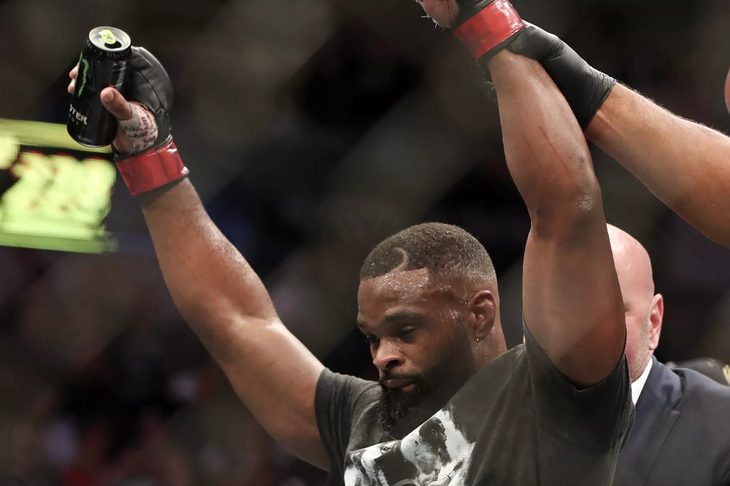 Tyron Woodley invites retired StPierre to ‘cross paths’ in the gym
