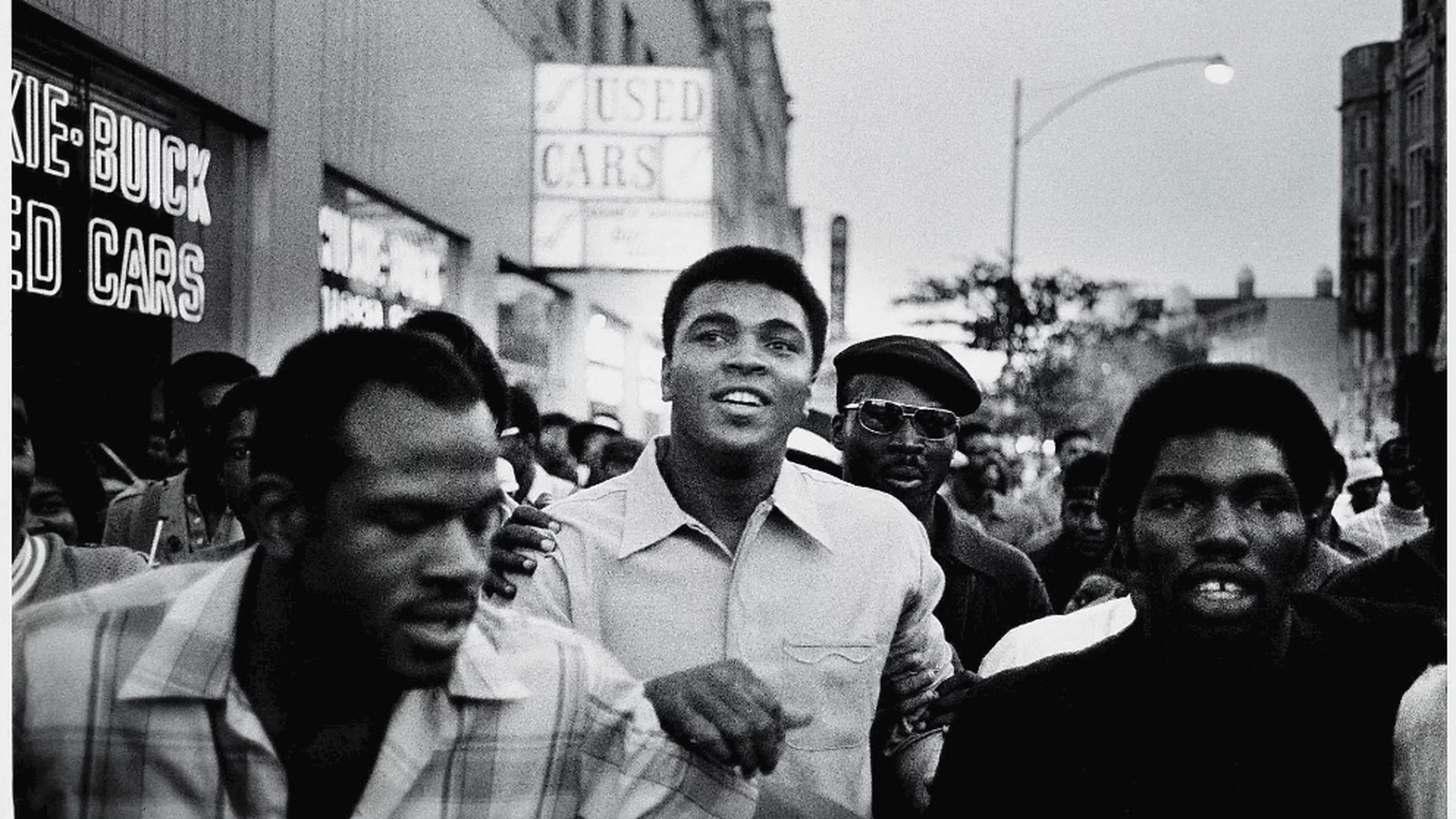 Photo Vault Muhammad Ali marches with the Black Panther