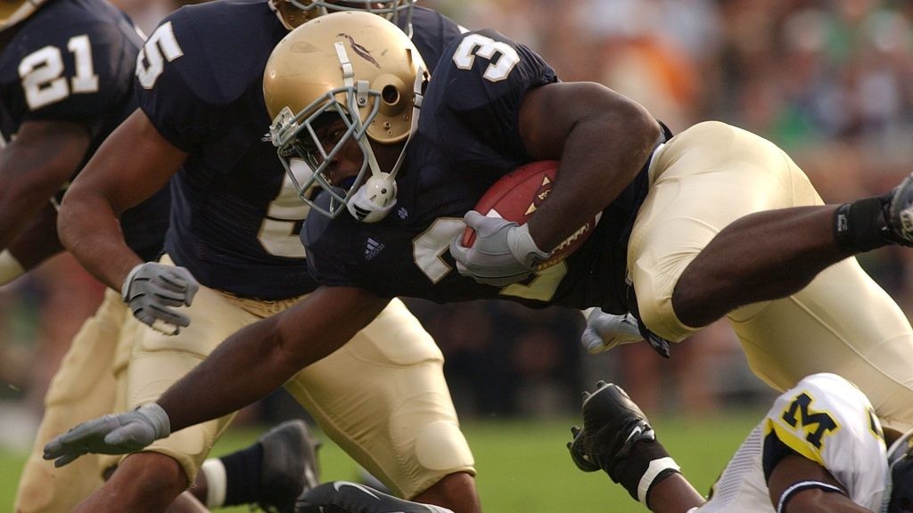 30 Years of Notre Dame on NBC Darius Walker’s debut powers upset of No