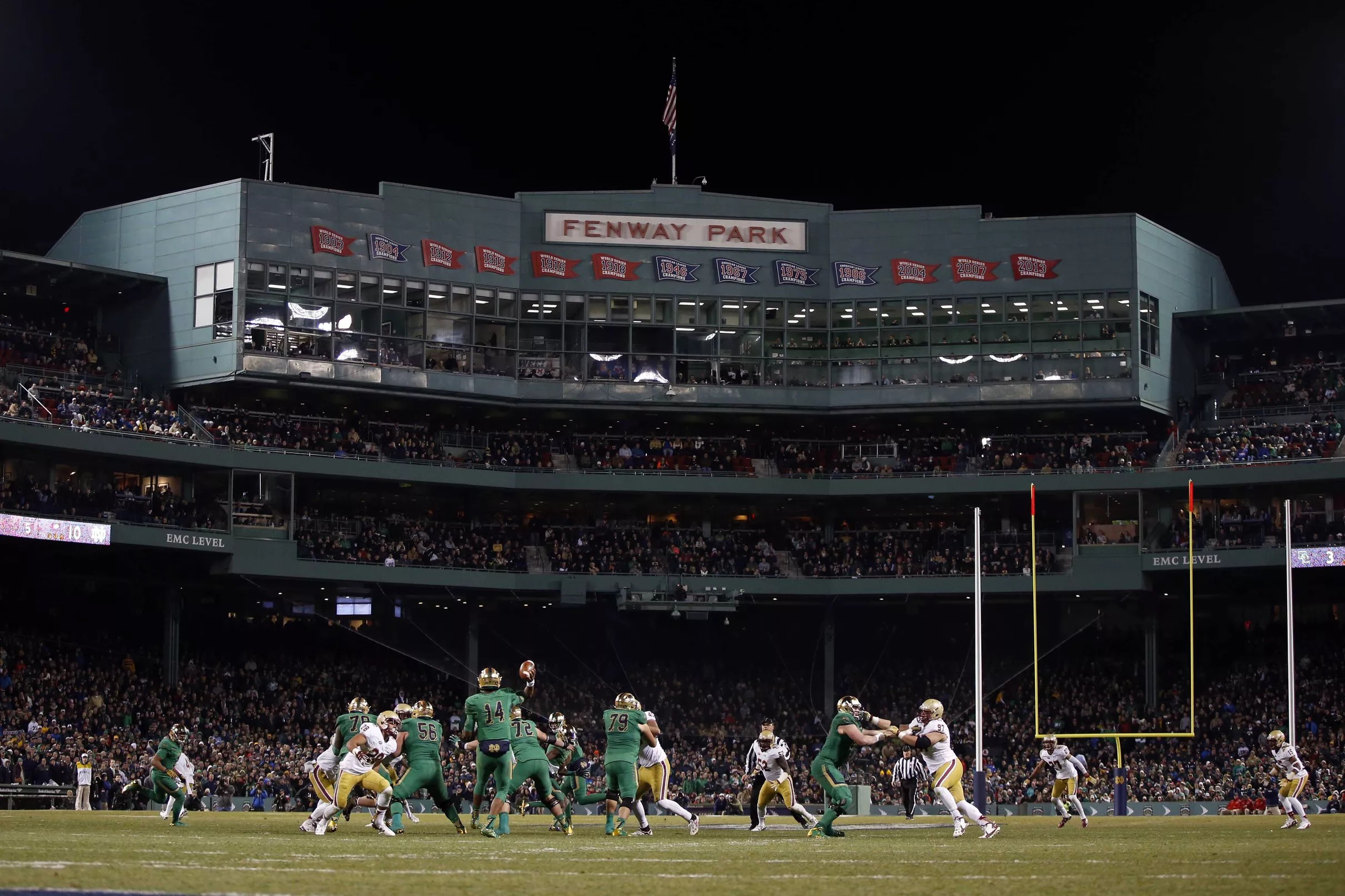 New Bowl Game in 2020 in Fenway Park will include Notre Dame and the ACC