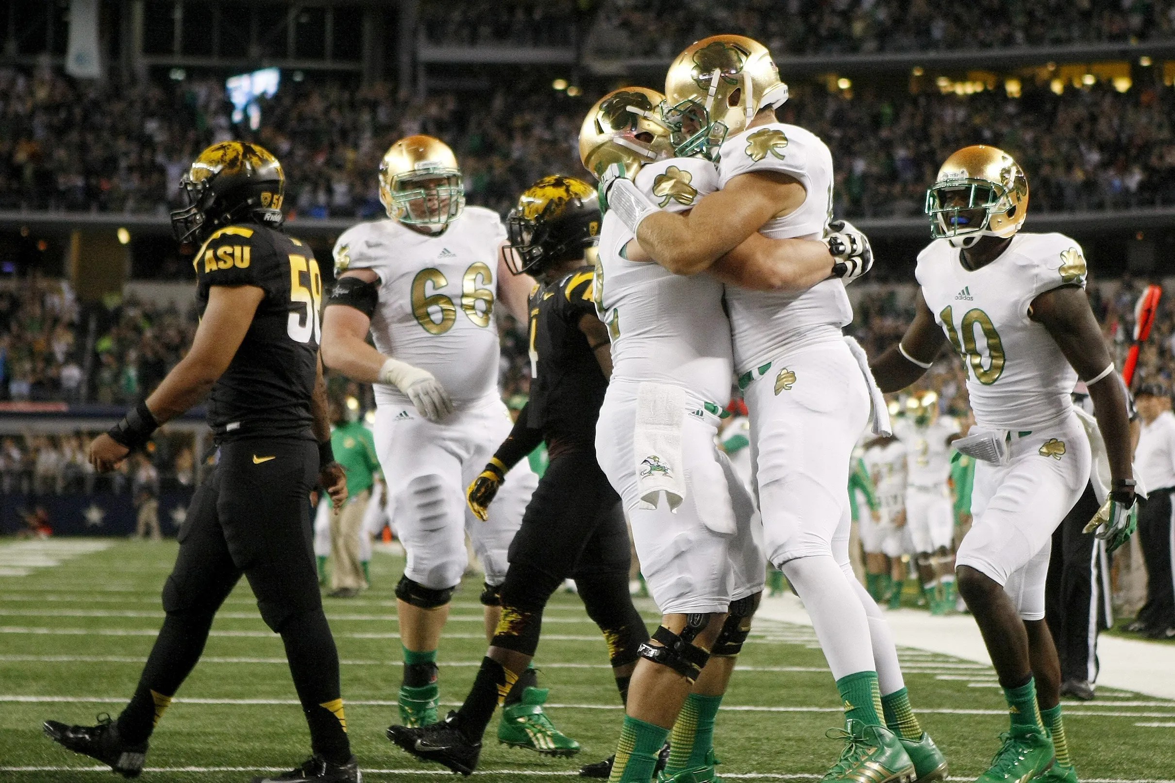 Notre Dame Shamrock Series By the Data