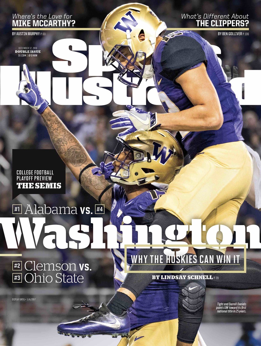 UW Huskies featured on this week’s Sports Illustrated cover