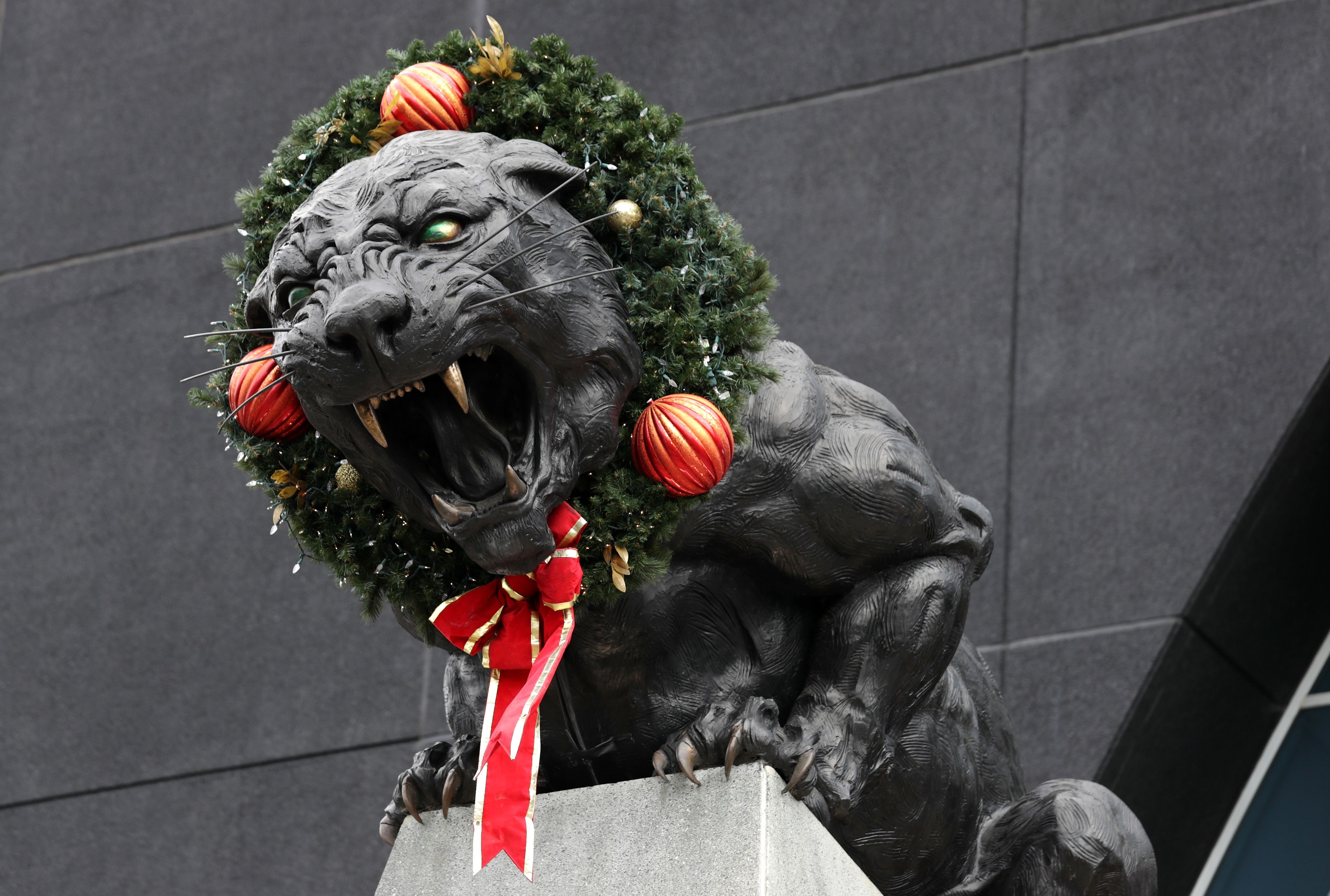 Panthers Christmas Day Lunch Panthers celebrate Christmas with playoff guarantee