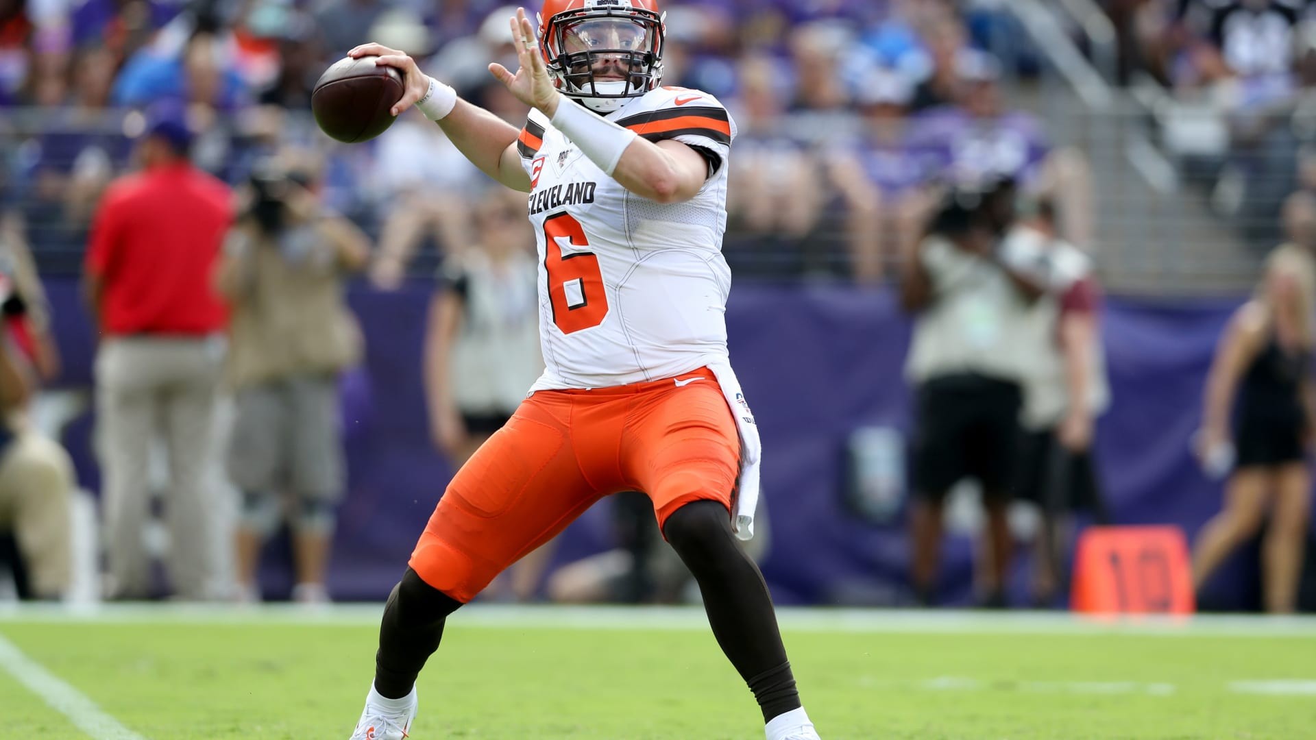 Cleveland Browns Offensive coordinator Alex Van Pelt has his hands full