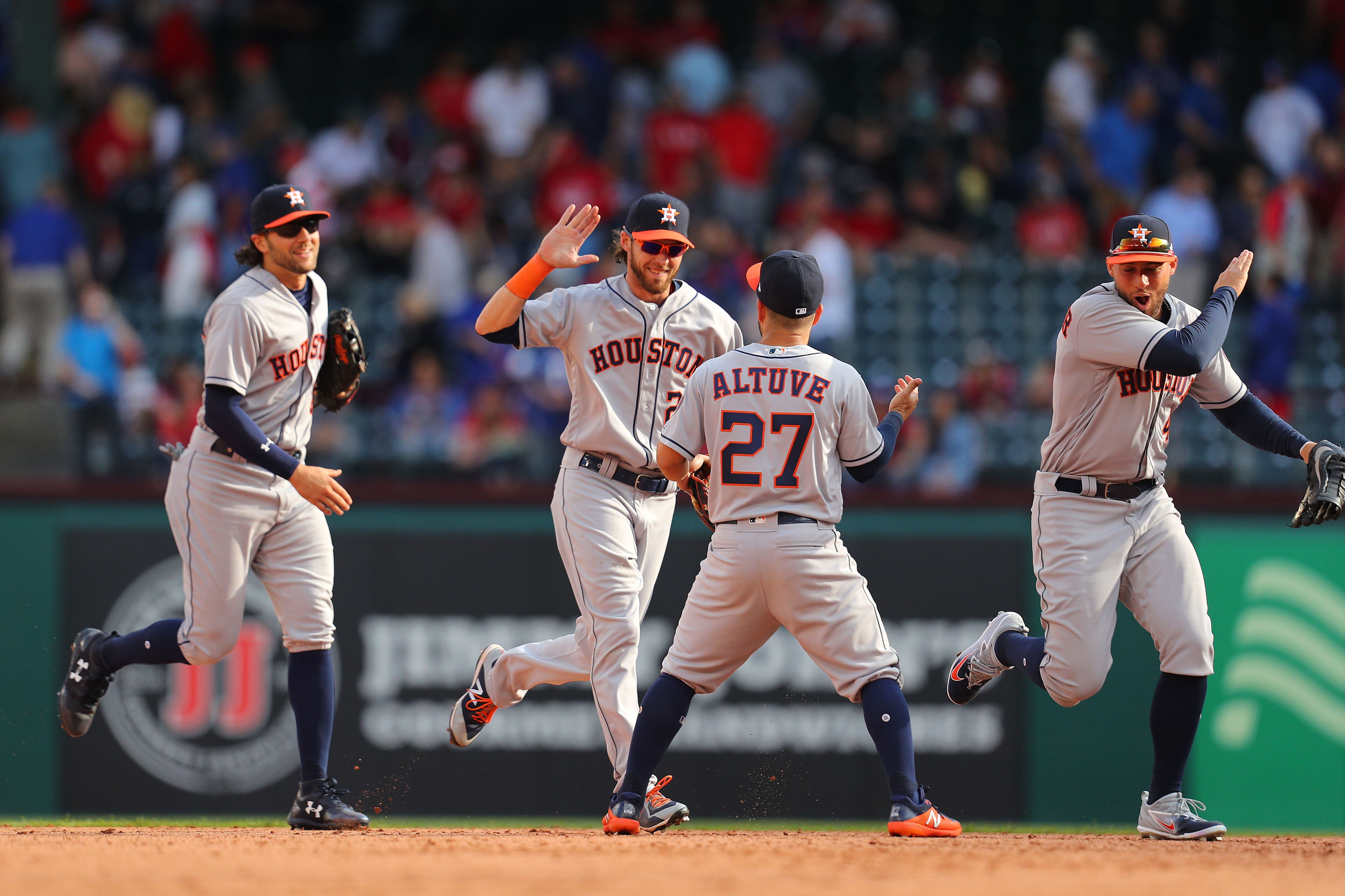 Astros Fourman outfield experiment appears on Opening Day
