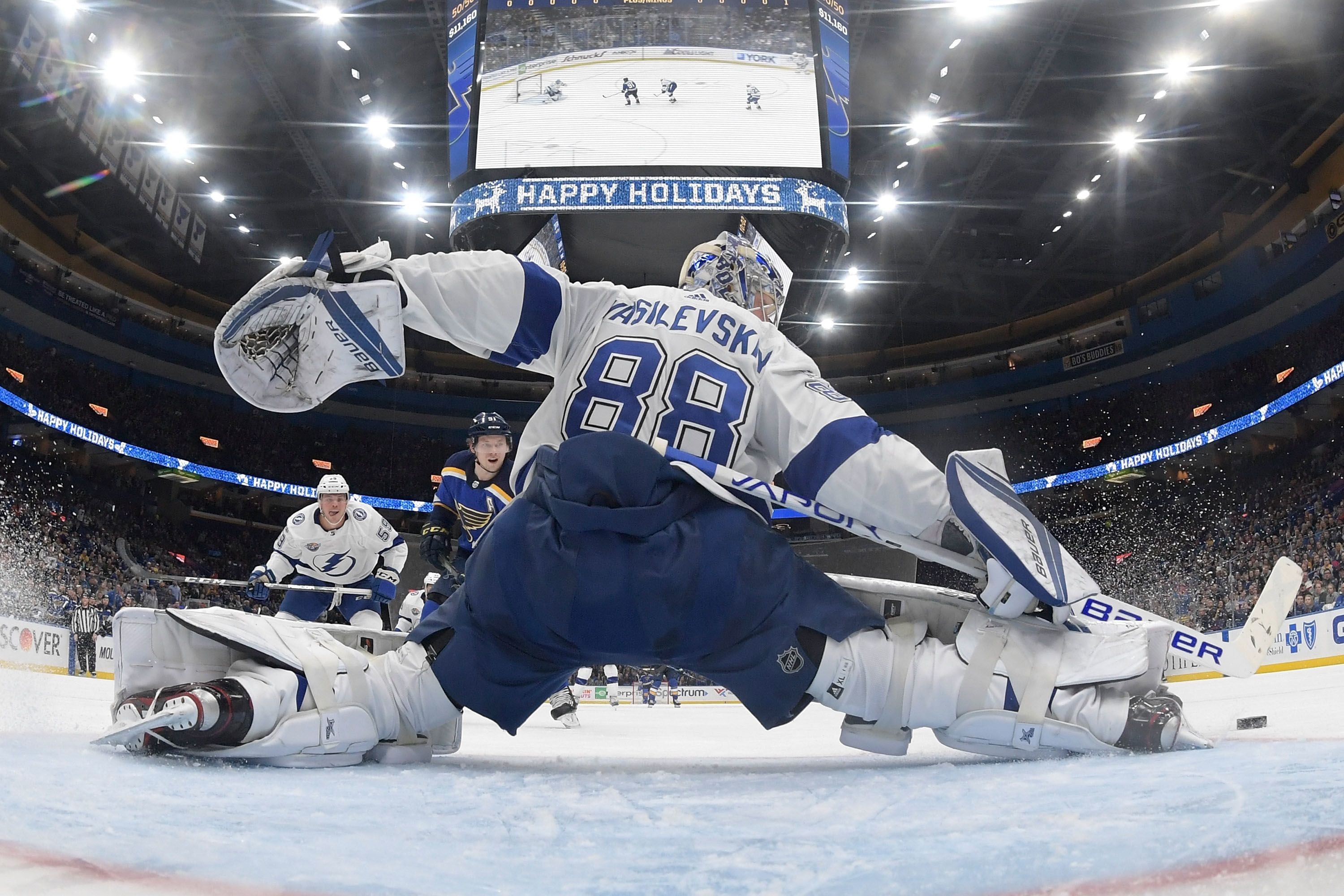 Tampa Bay Lightning G Andrei Vasilevskiy is imperfectly perfect