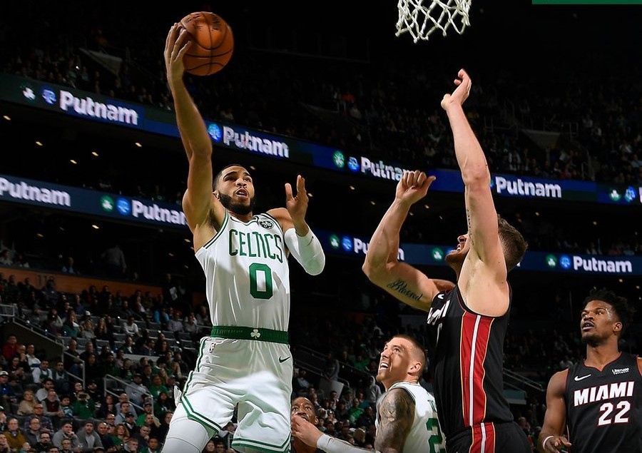 Celtics jump in standings with 11293 win over the Heat