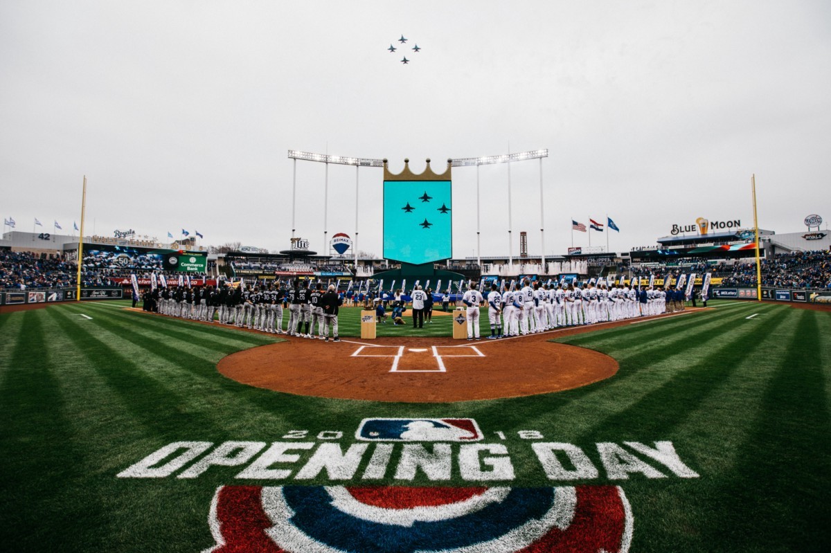 Opening Day at Kauffman Stadium