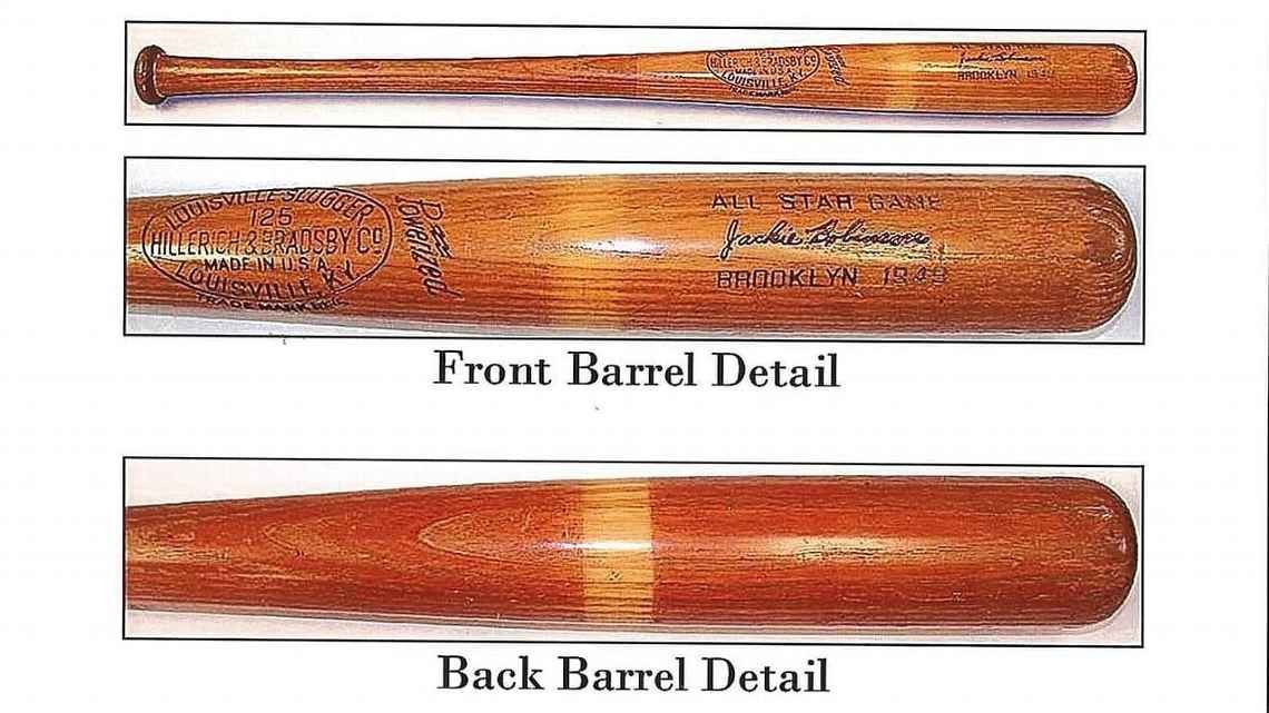 Jackie Robinson bat from 1949 AllStar Game sells for 1,080,000 at auction