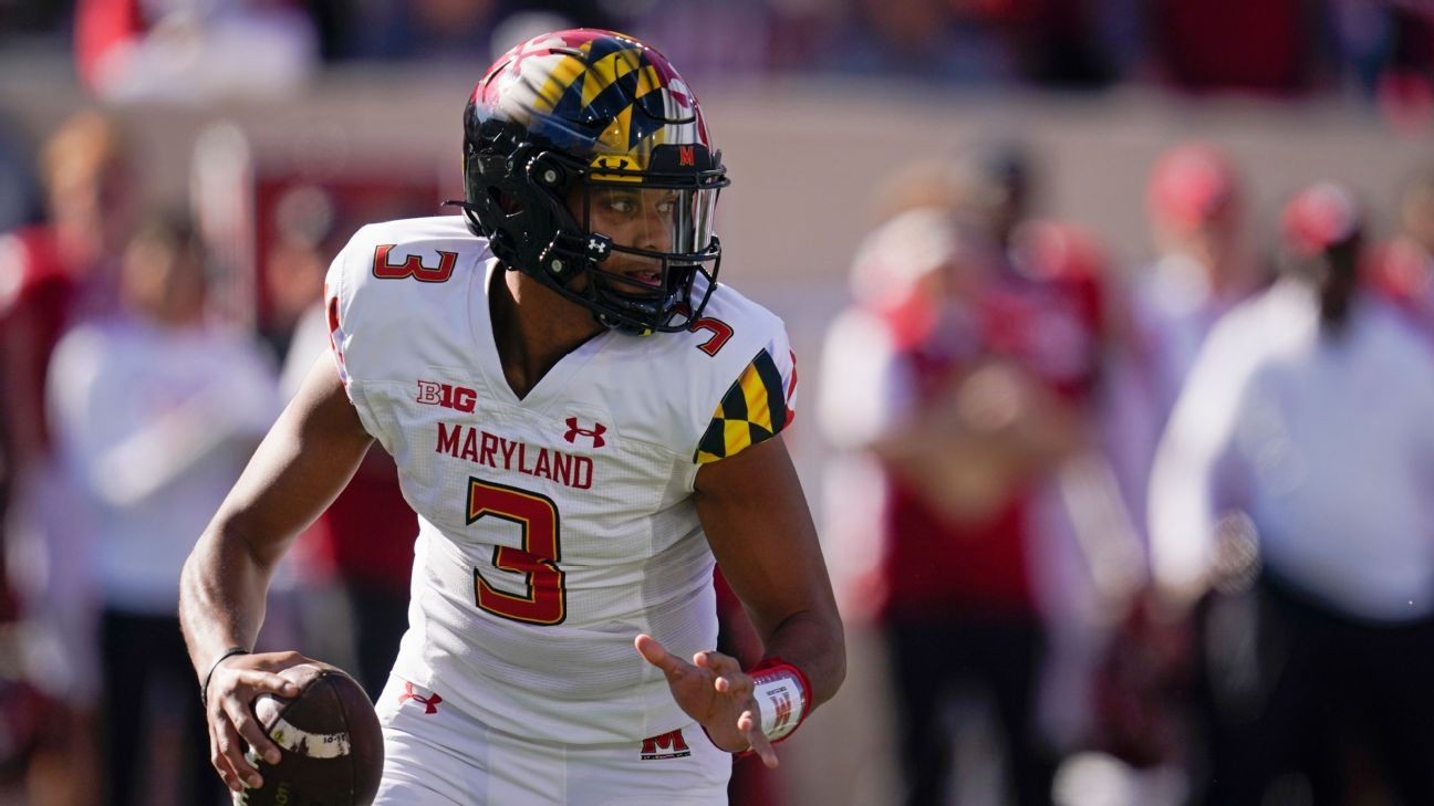 Maryland QB Taulia Tagovailoa (knee) to be gametime decision