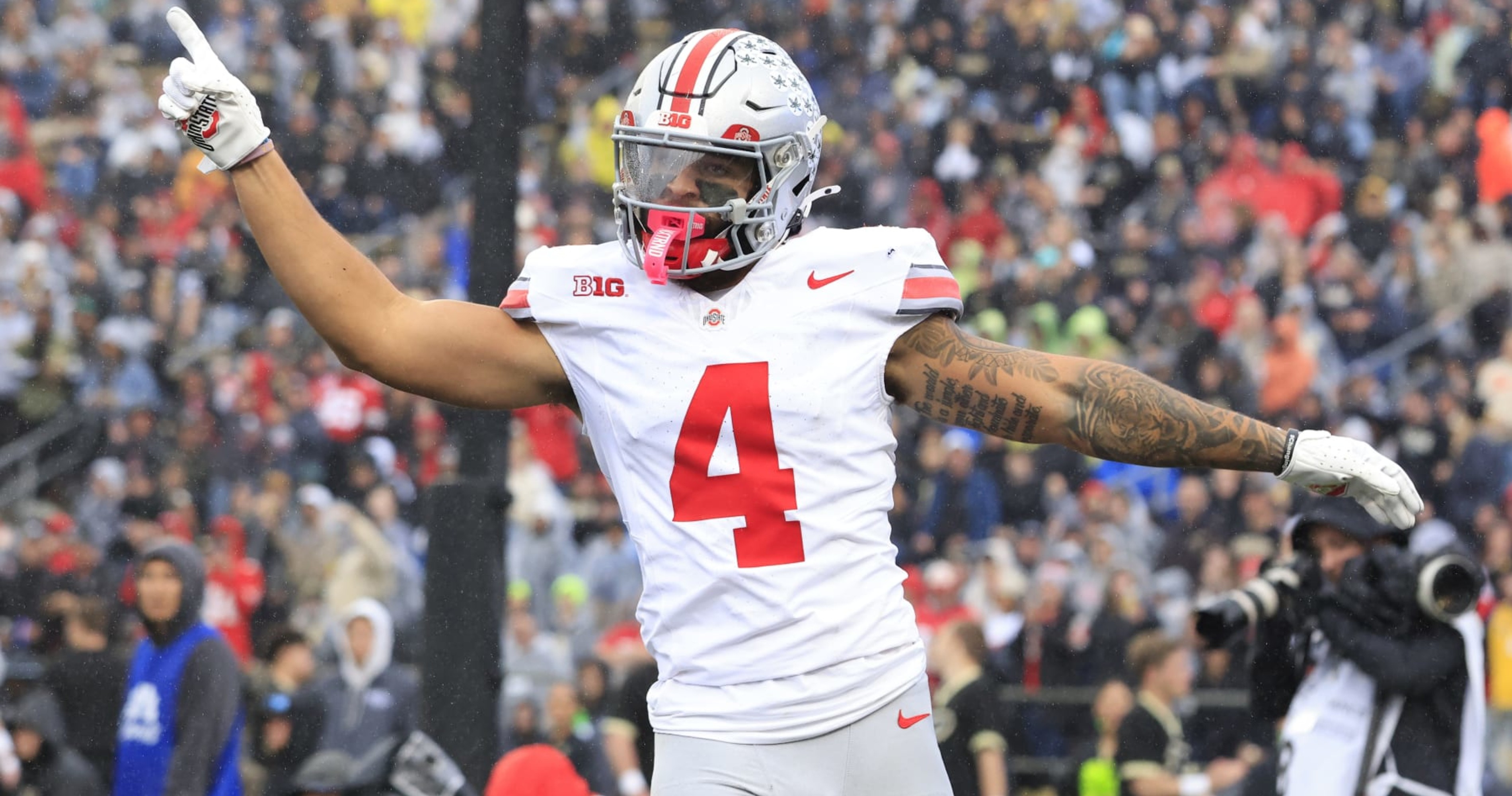 Ohio State WR Julian Fleming Transfers to Penn State; Former No. 3