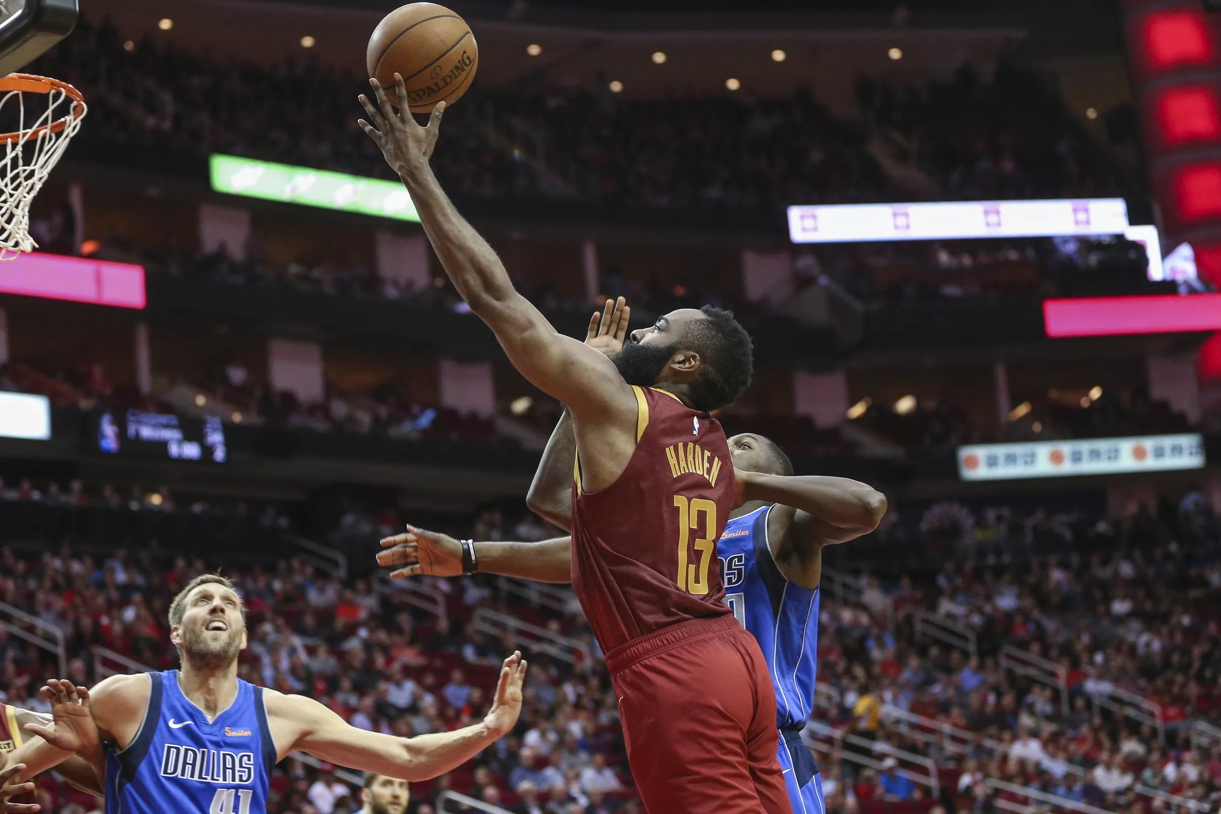 James Harden’s 30 for 30 leads Rockets to win over Mavericks