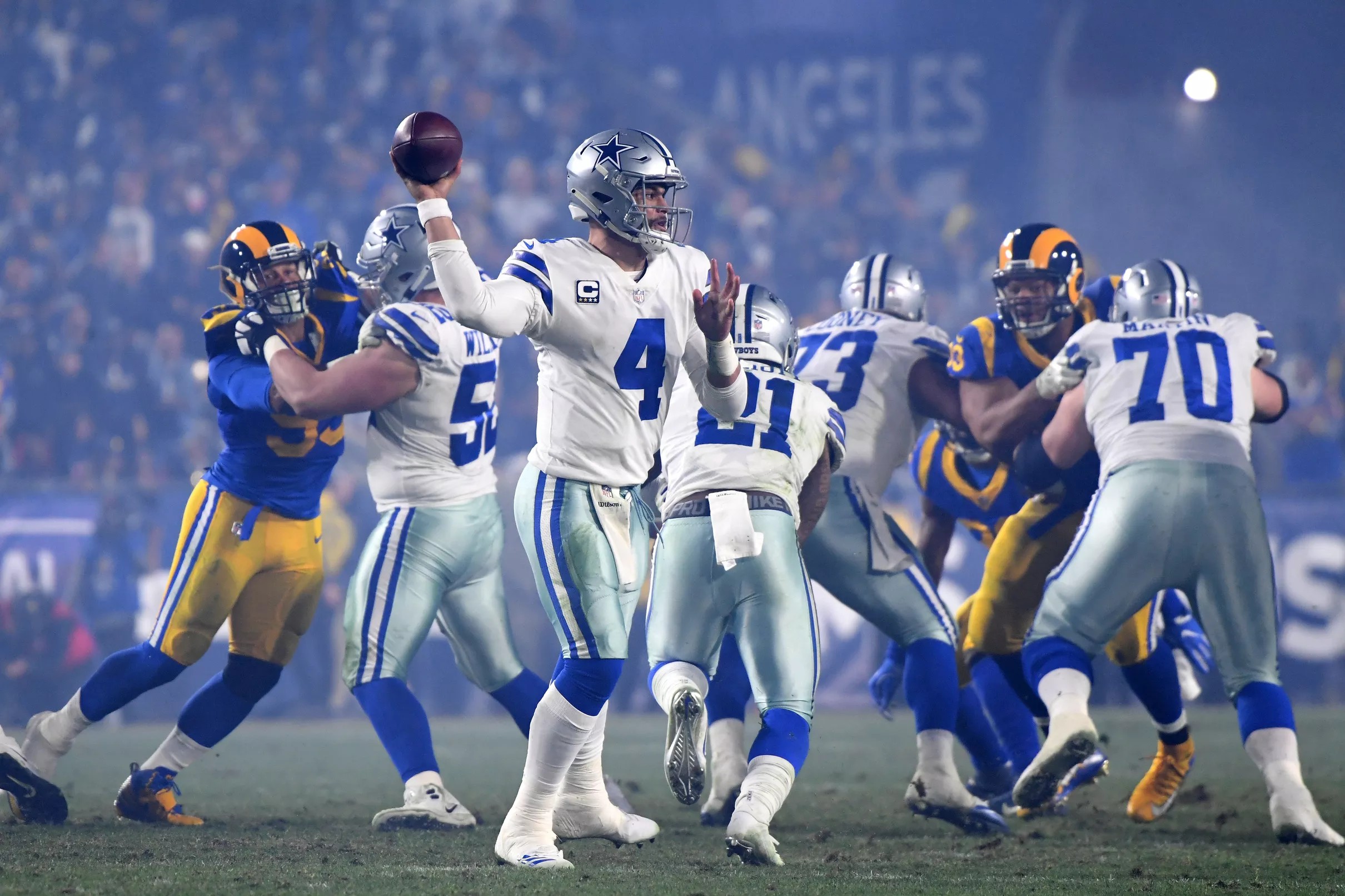 Cowboys news A look at the team’s QB protection woes last season