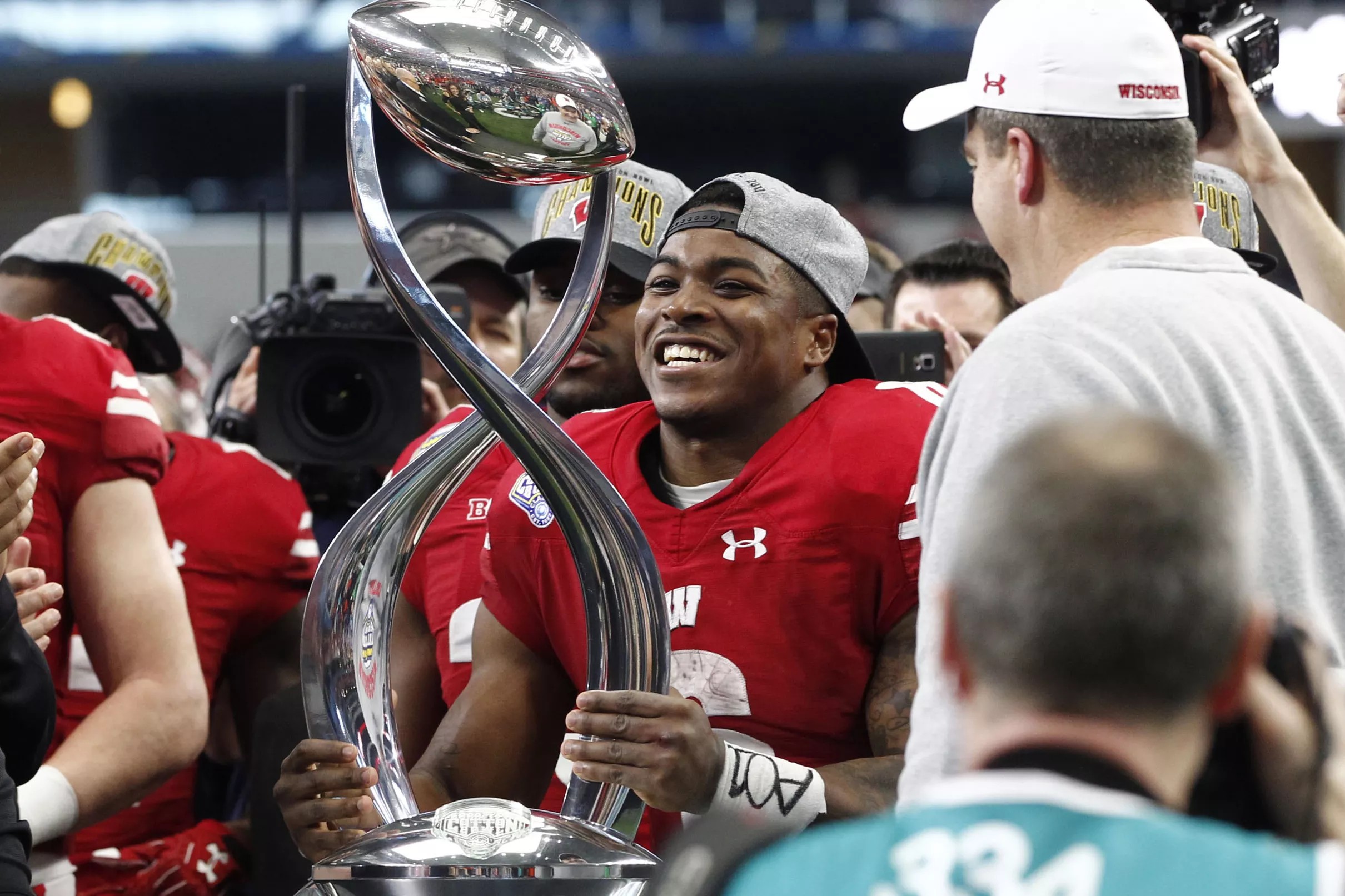 Former Wisconsin running back Corey Clement optimistic about Badgers