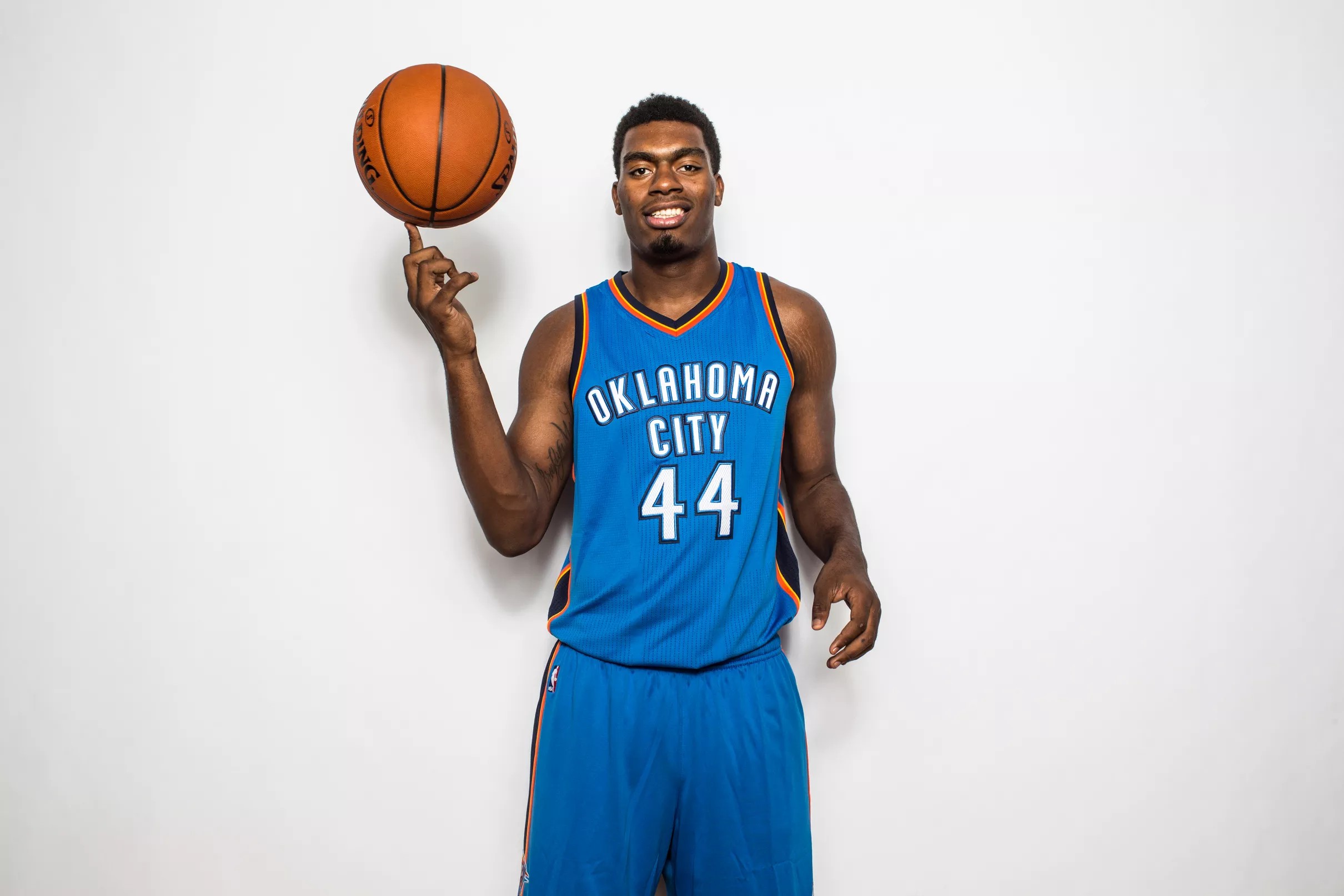 Dakari Johnson working to key piece for Oklahoma City Thunder