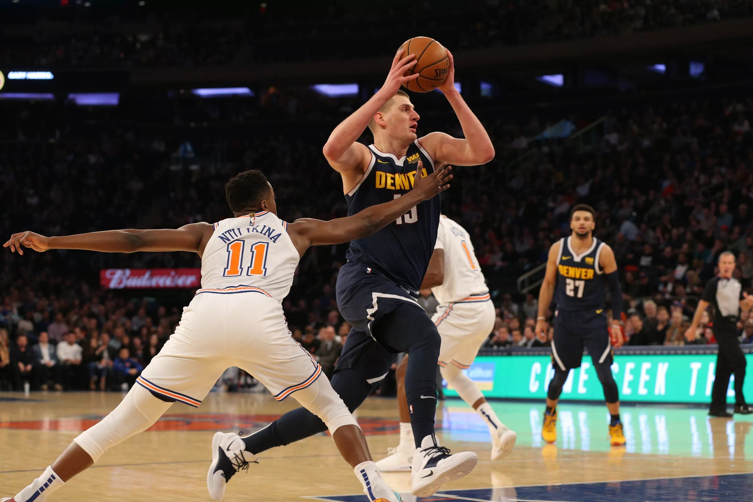 Recap Nuggets beat Knicks 11193 at Madison Square Garden
