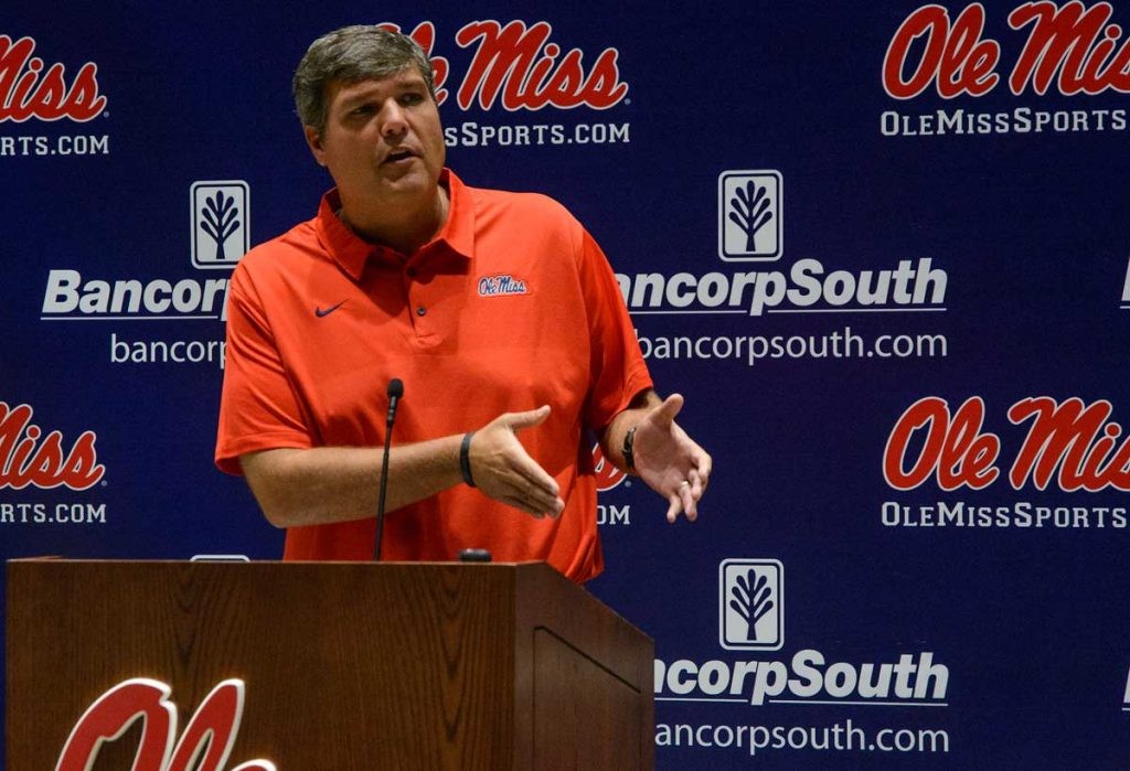 Football head coach Matt Luke plans to find balance within Rebel