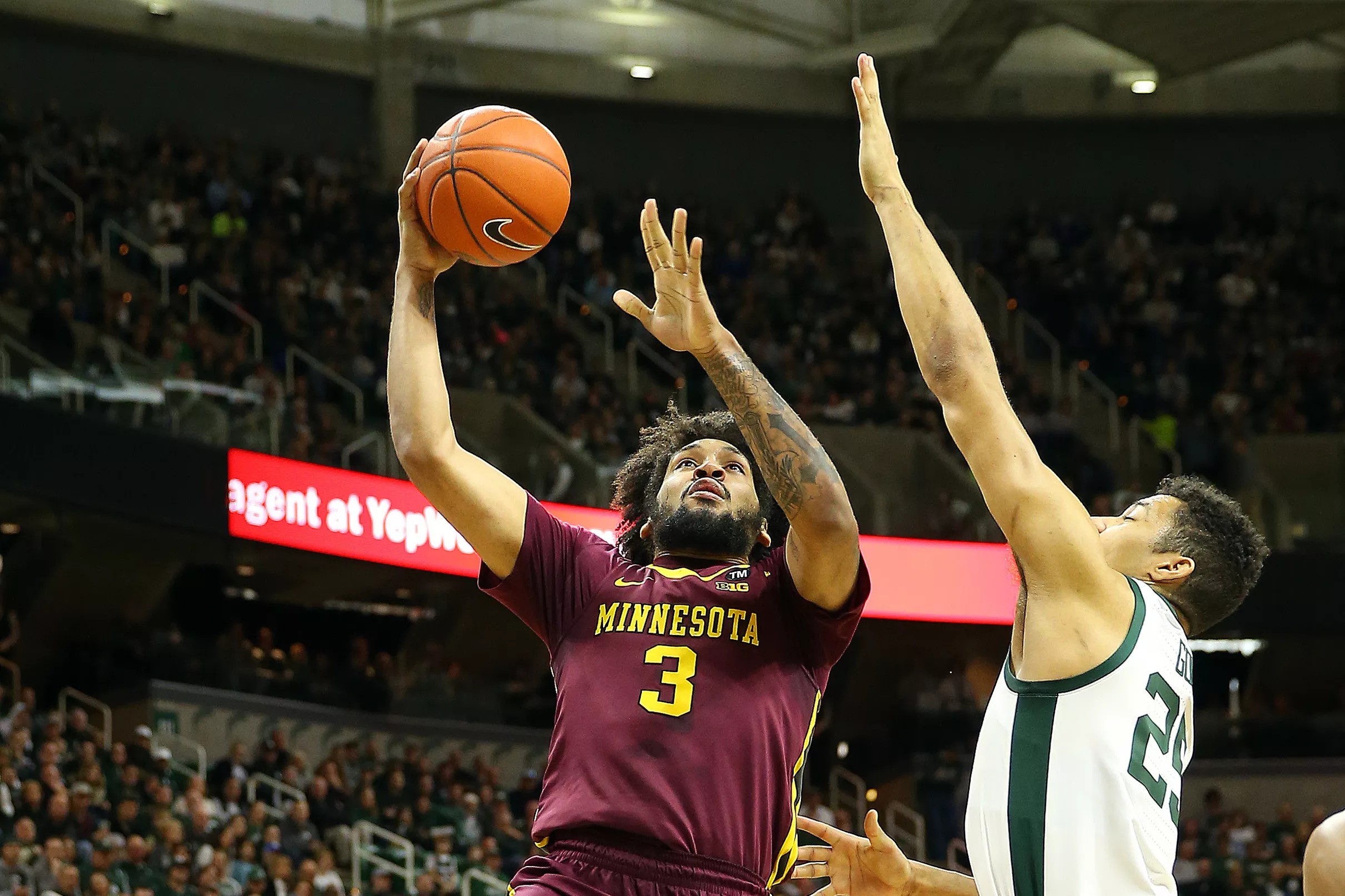 Minnesota Basketball Jordan Murphy Named First Team AllBig Ten by