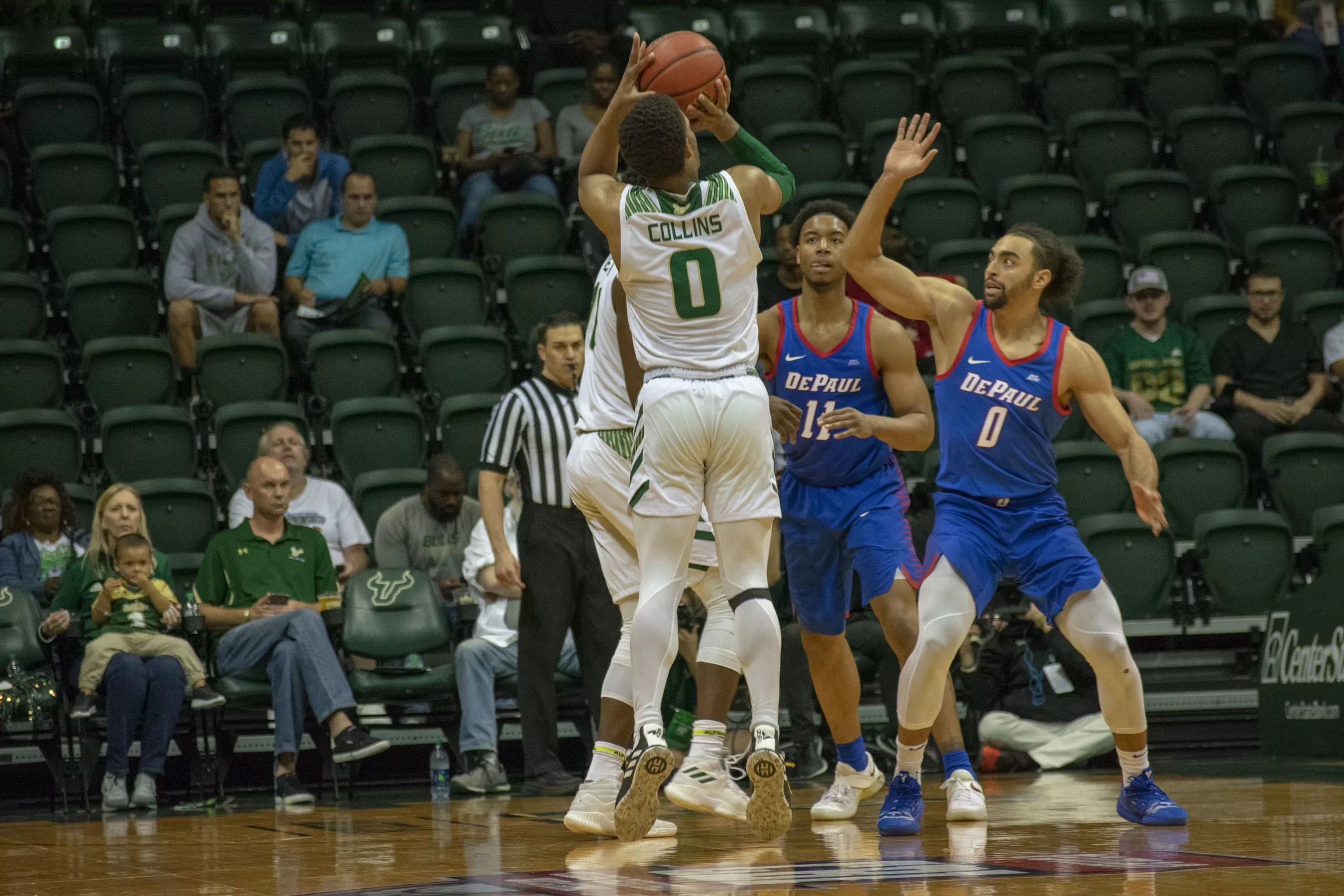 David Collins’ Floater Lifts USF Men’s Basketball to 6361 Victory Over