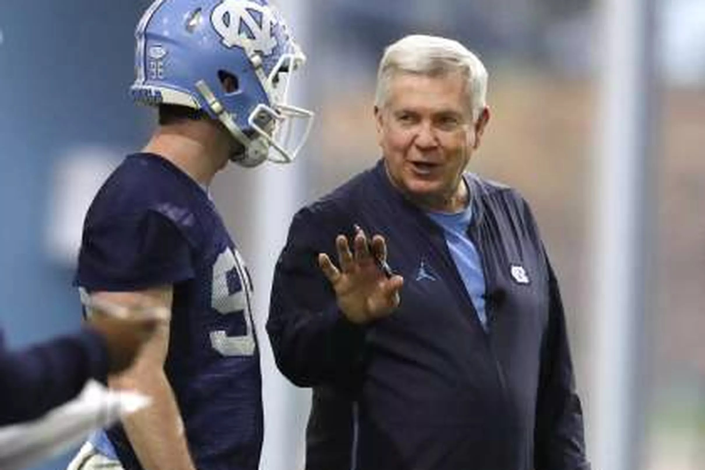 MACK BROWN GOES TO SPRING CAMP