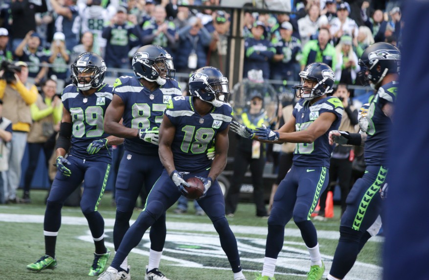 WATCH Seattle Seahawks step up the touchdown celebration game